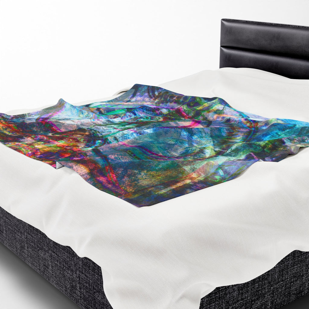 Mega Millionz Plush Blanket — Soft Multicolor Art Throw