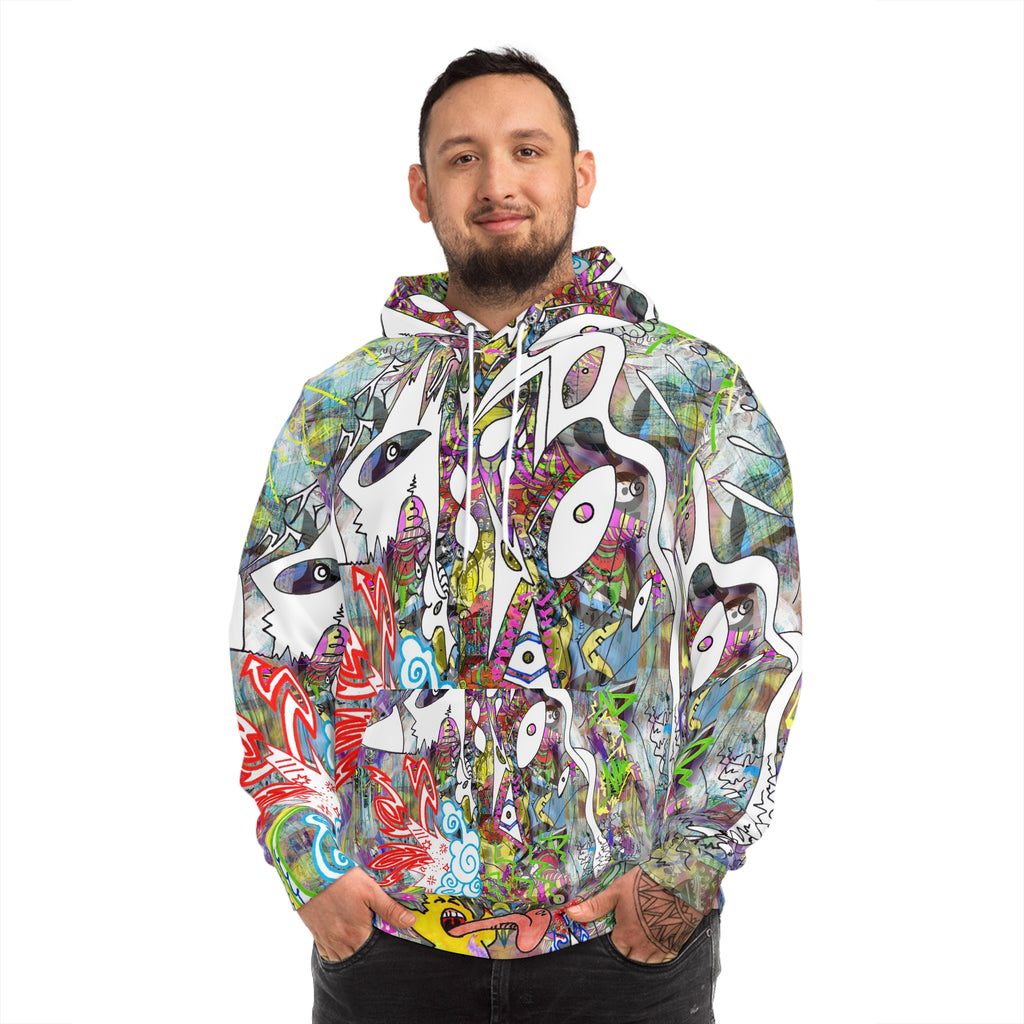 We Were Made To Love (Collaboration with Blair Jones) — All-Over Print Graffiti Art Hoodie — Vibrant Streetwear Pullover