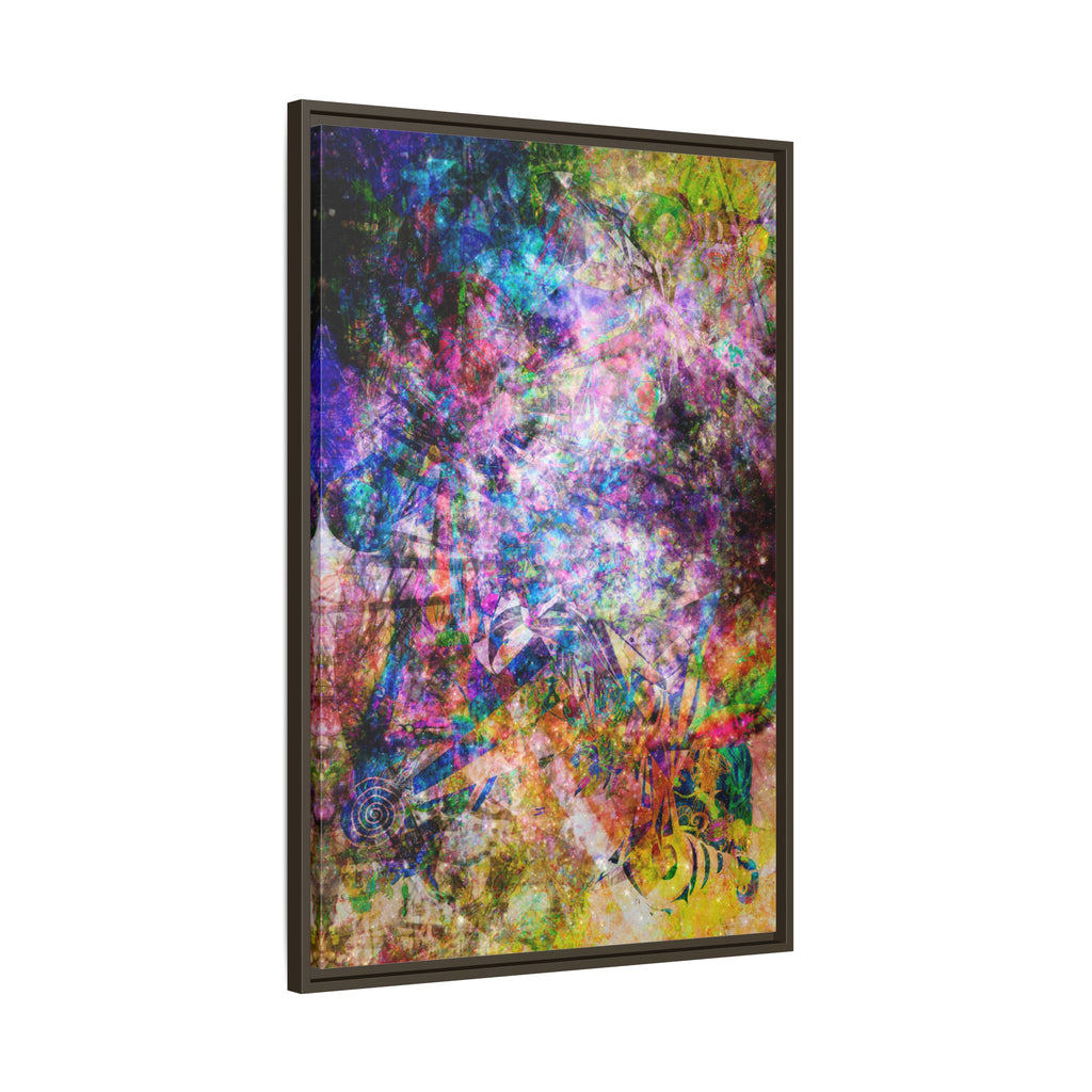 Space Shower 2 Canvas Art – Vibrant Textured Wall Décor