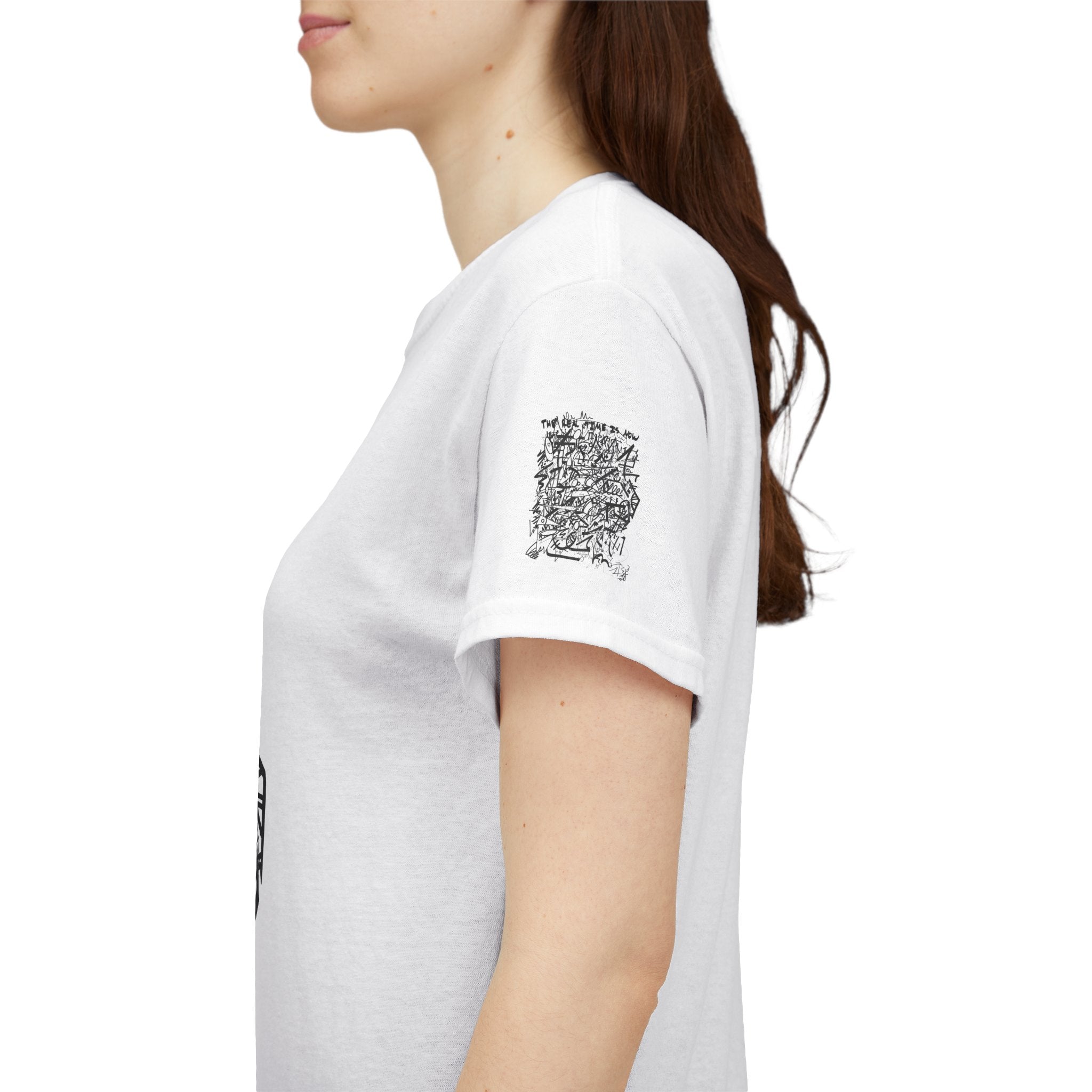THE REAL TIME IS NOW (Black And White) T‑Shirt