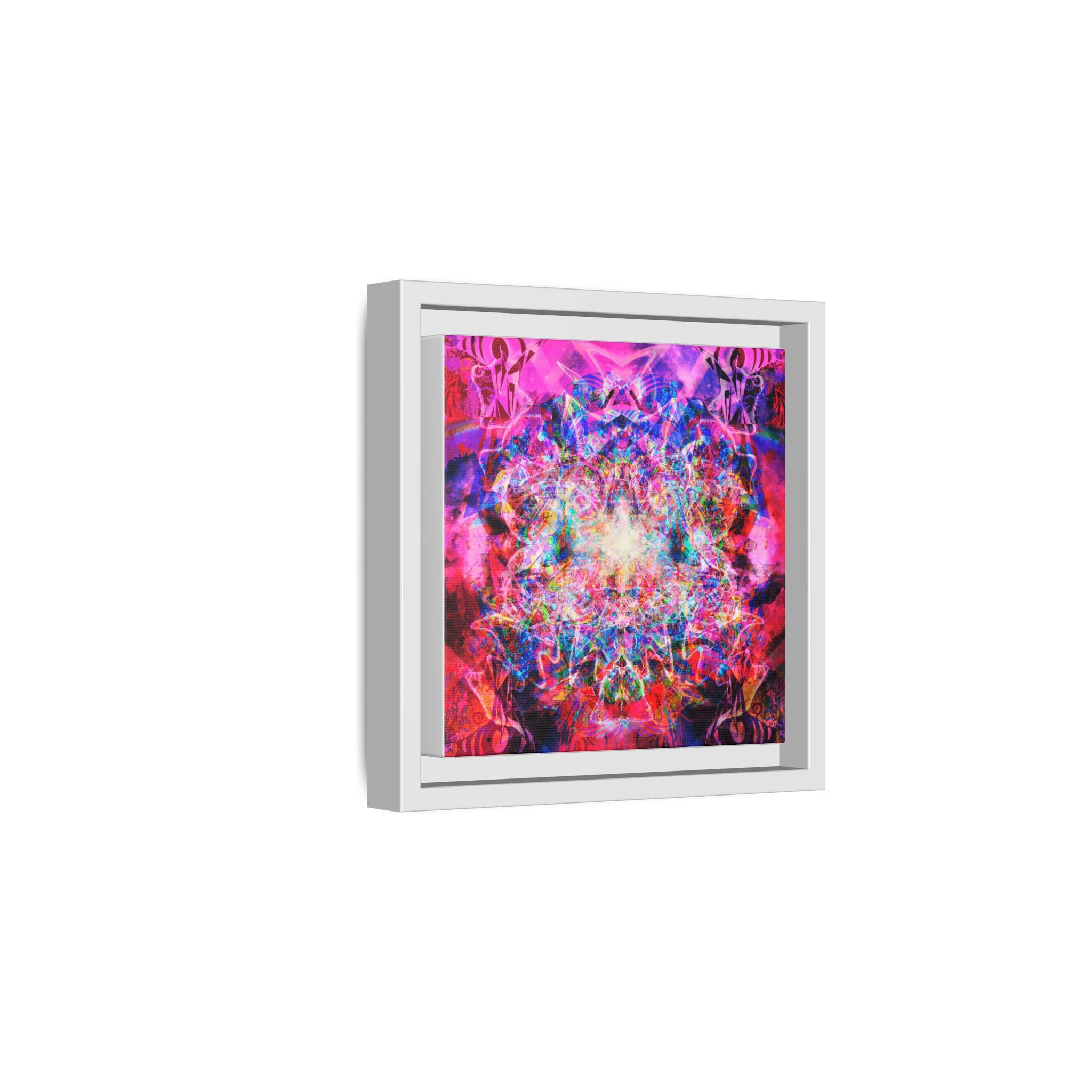 Arashaya Framed Canvas — Vibrant Psychedelic Wall Art