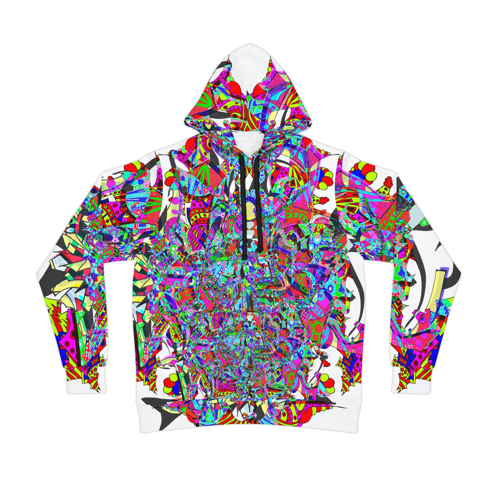 Neon Waffle Monster 12 Athletic Hoodie