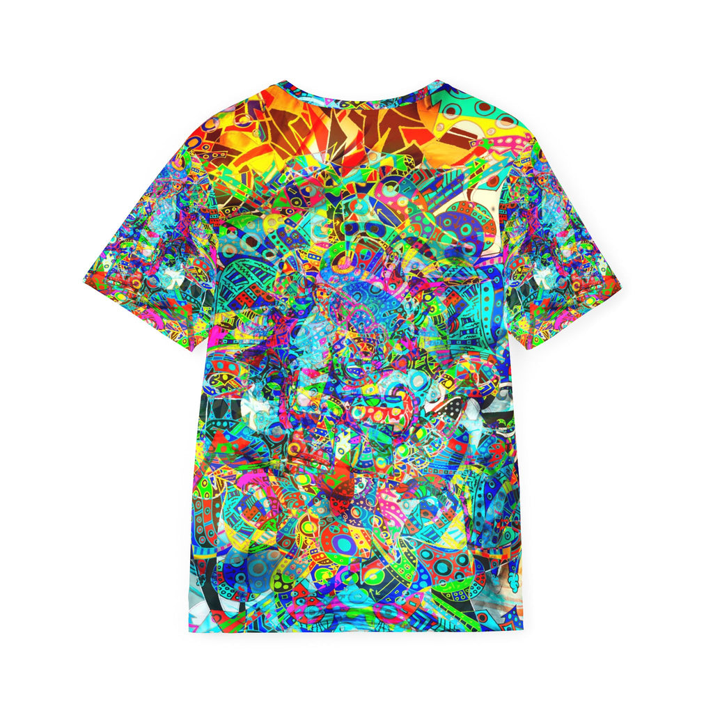 HYPERDIMENSIONAL SURFER - Psychedelic Abstract All-Over Print Sports Jersey