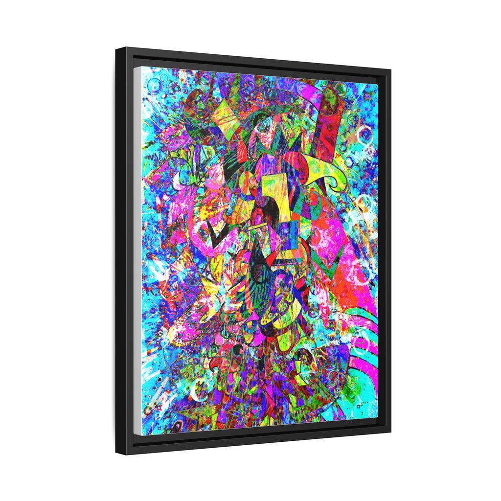 Love Monster Matte Canvas, Framed (Multi-color)
