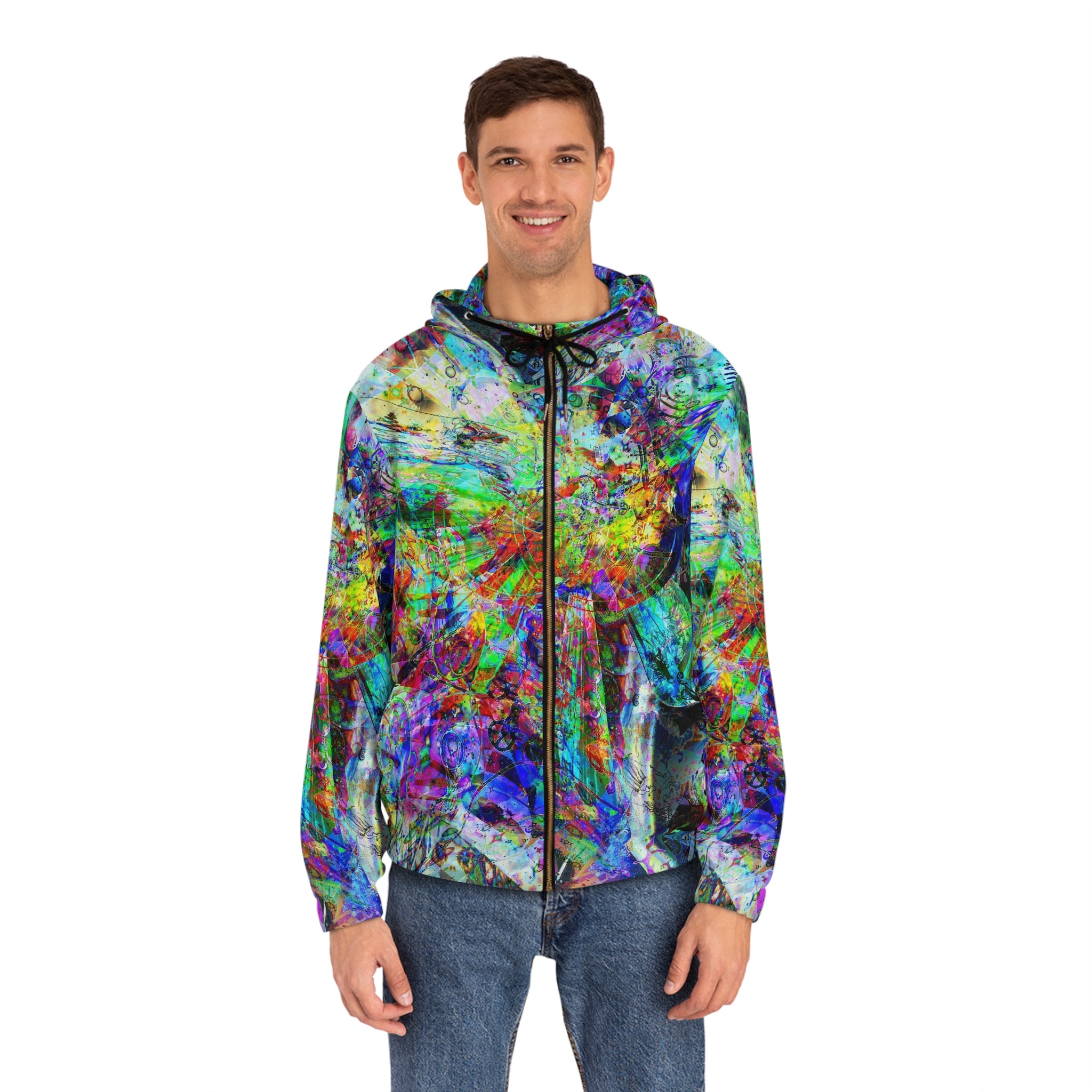 Barfing Beautifully Full-Zip Hoodie