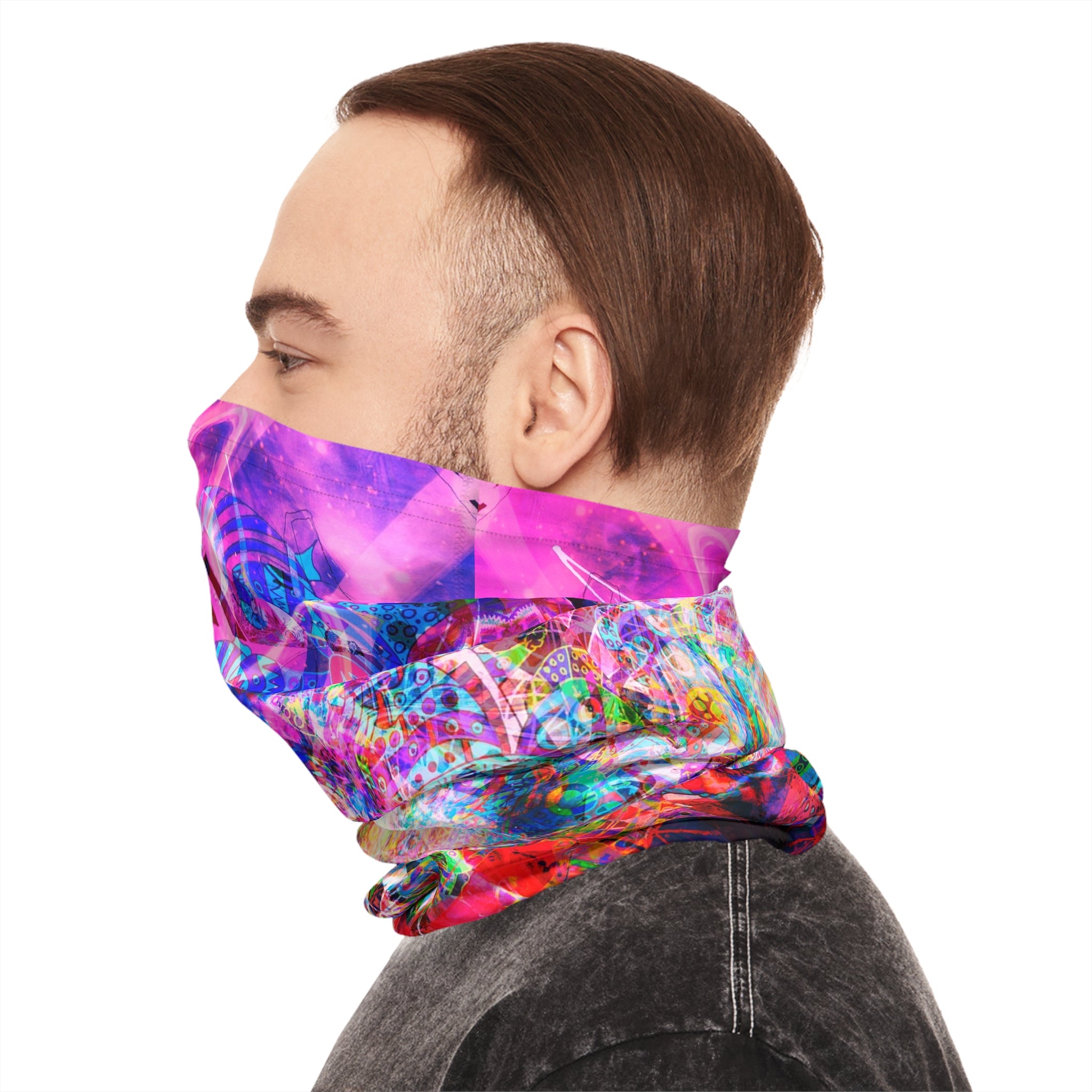 Arashaya Neck Gaiter — Vibrant Abstract Face Covering