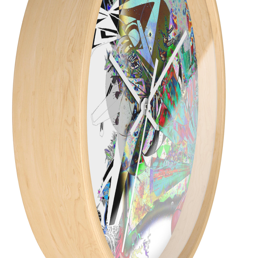 Spin Art Wall Clock