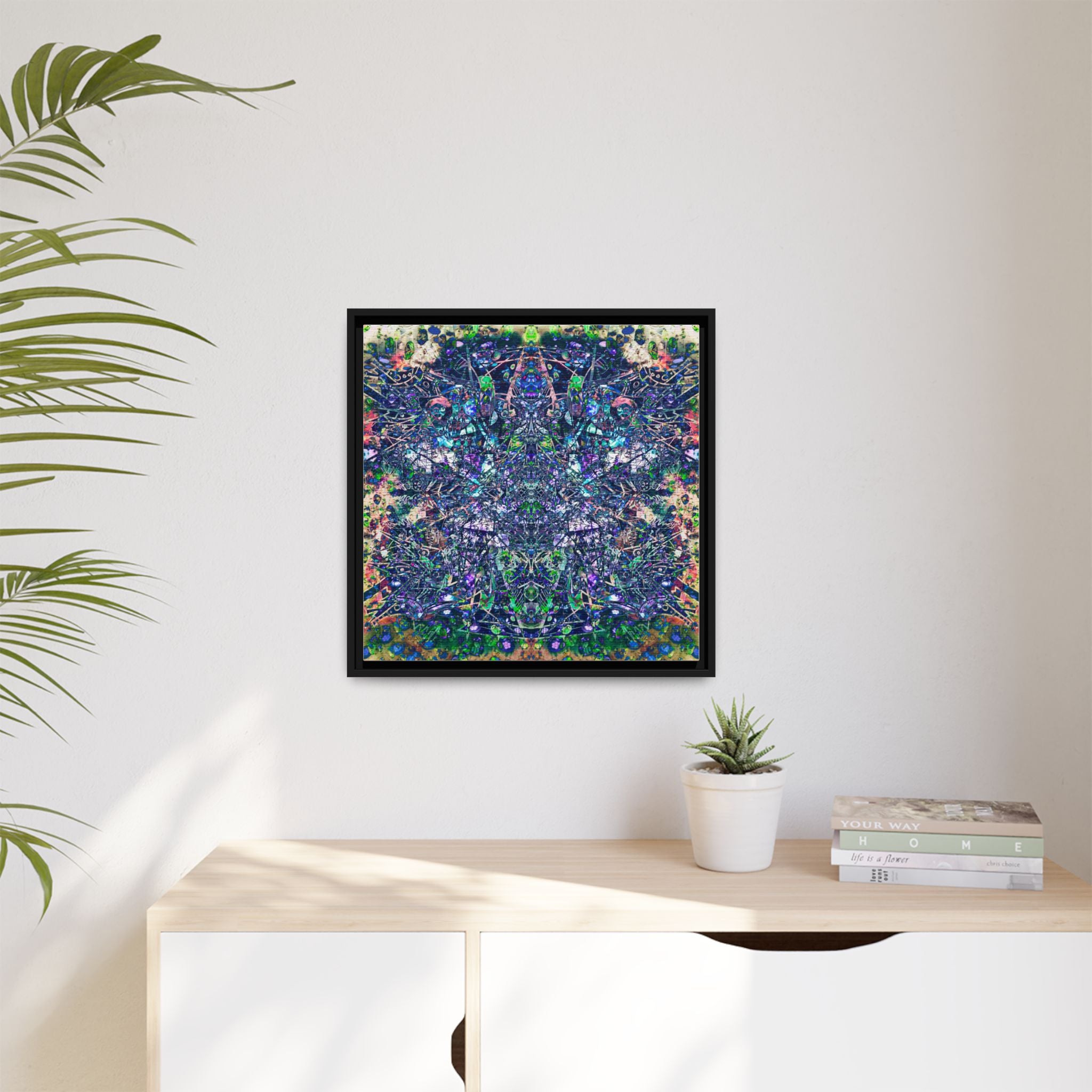 KAWABONGA Matte Canvas, Framed (Multi-color)