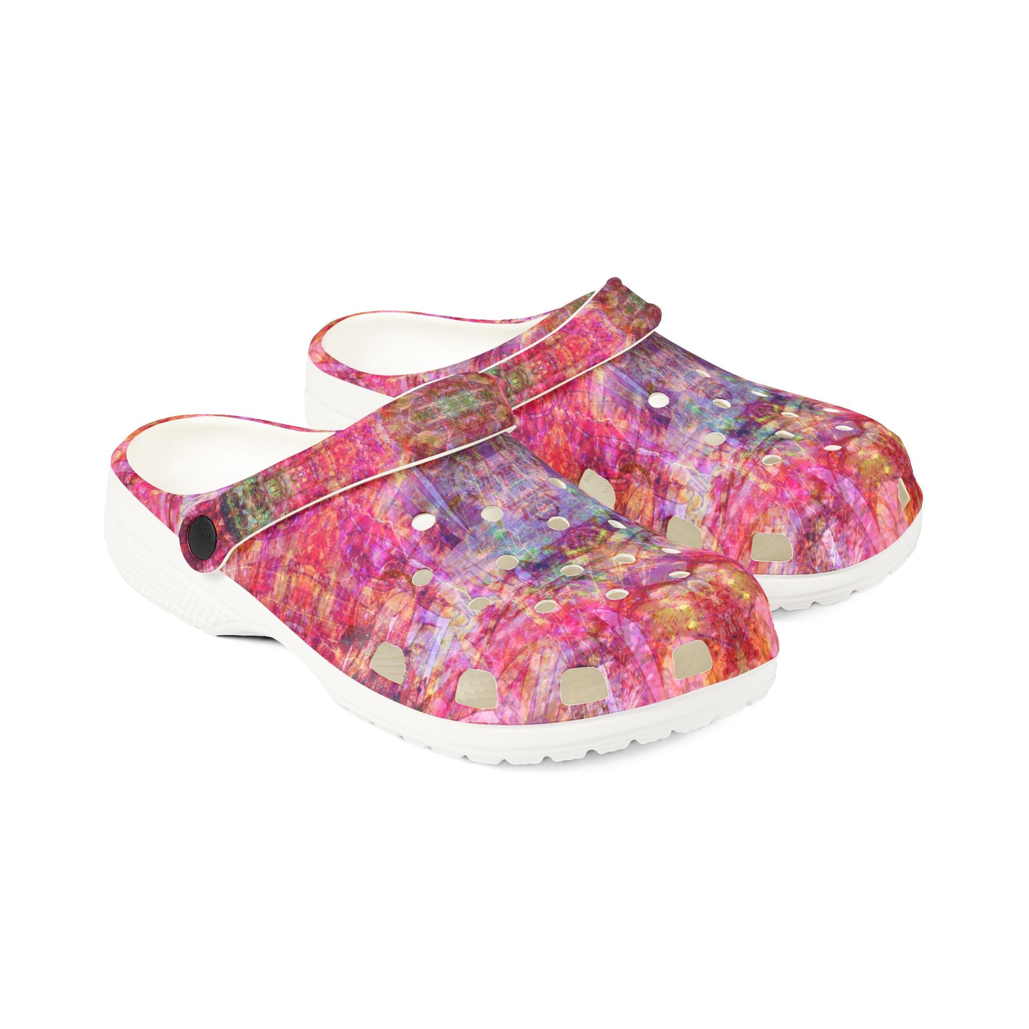Beau If Ful M9 - Colorful Boho Floral EVA Clogs — Lightweight Garden & Beach Slip-Ons