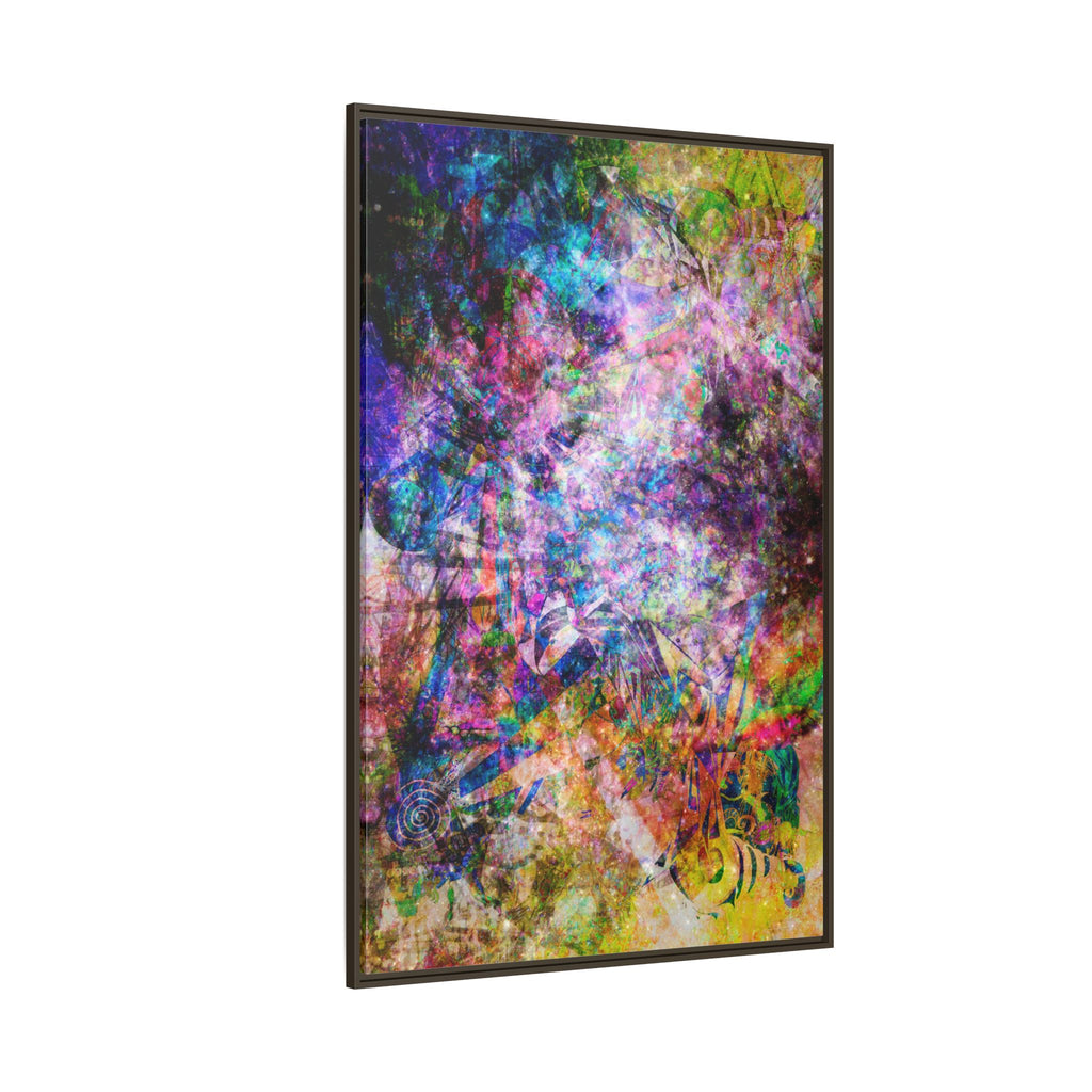 Space Shower 2 Canvas Art – Vibrant Textured Wall Décor