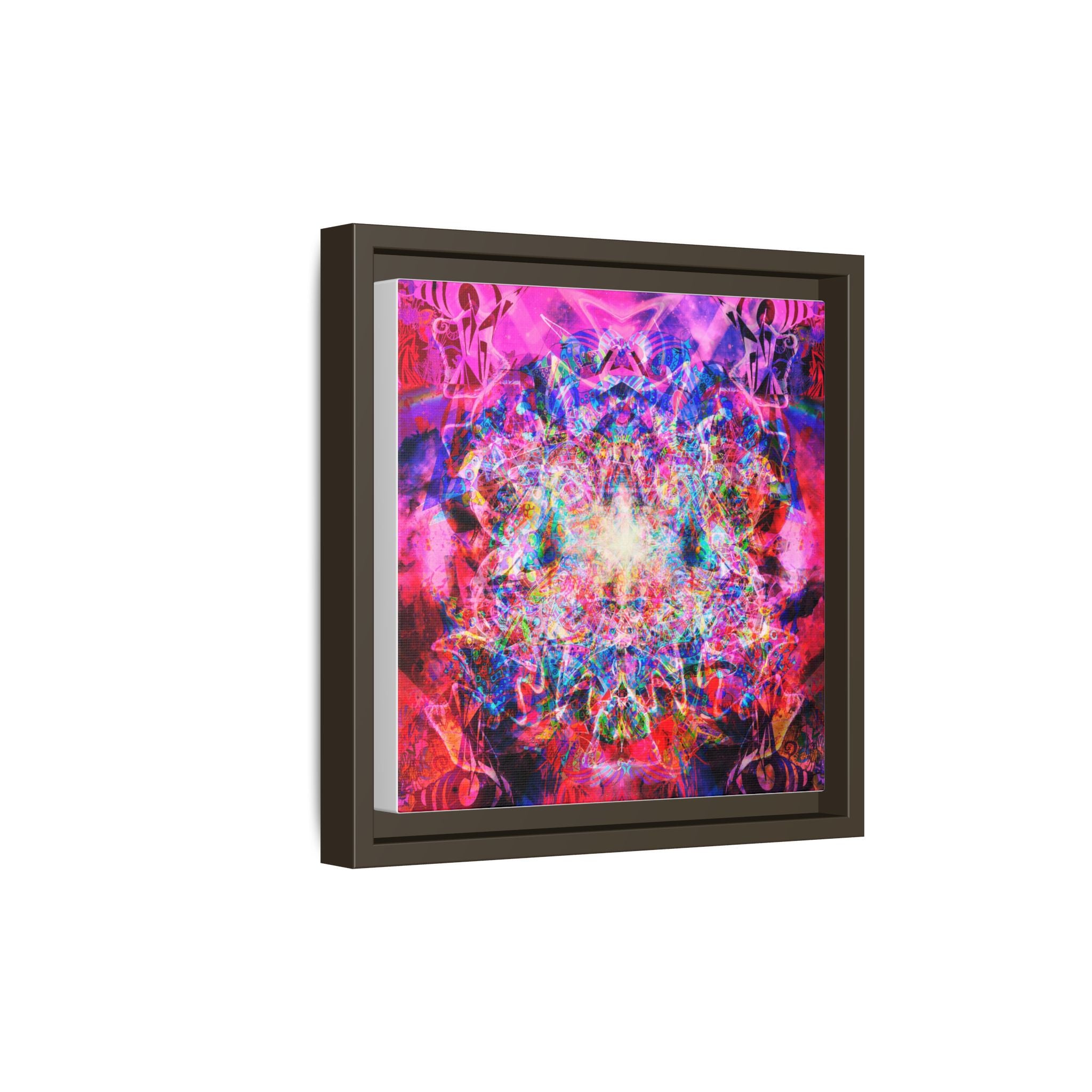 Arashaya Framed Canvas — Vibrant Psychedelic Wall Art