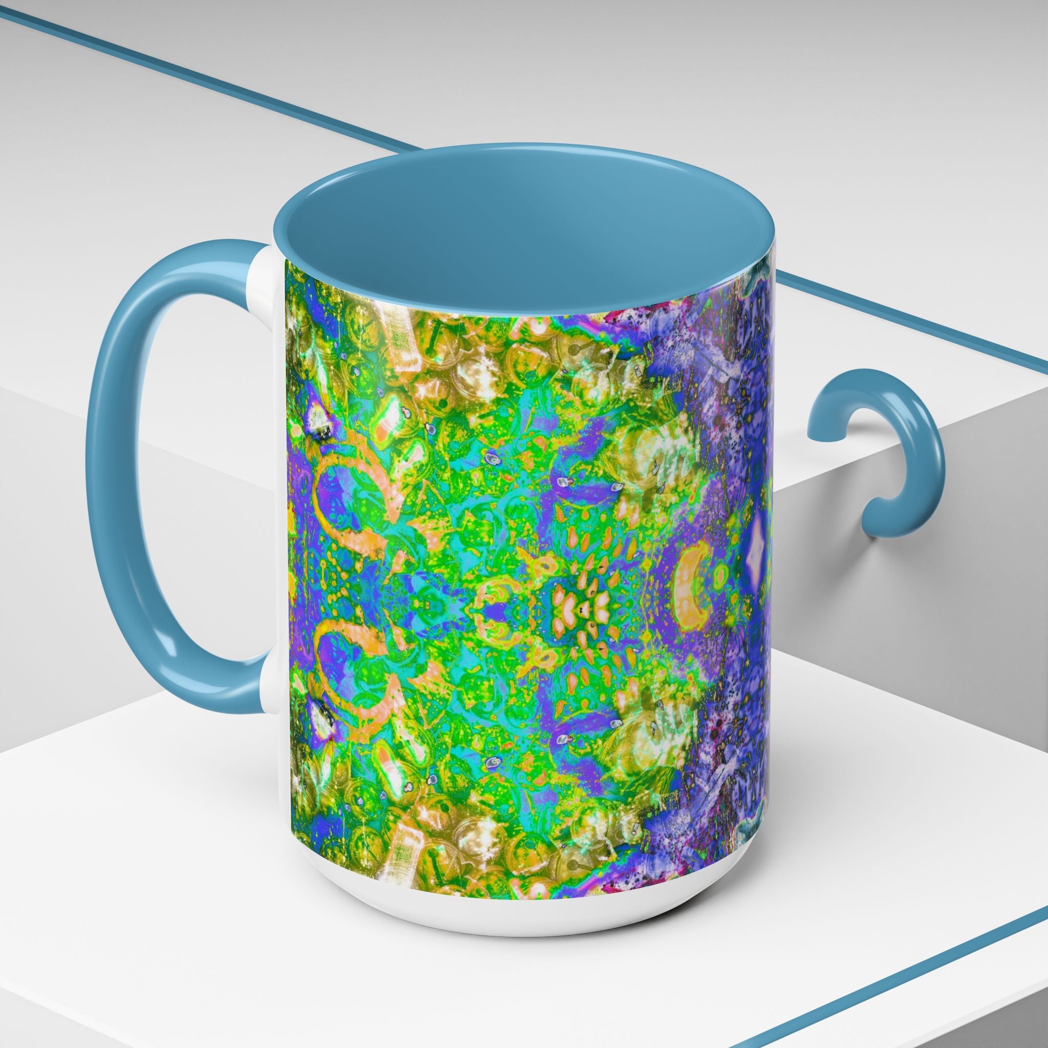 Intergalactic Infinity Coffee Mug — Colorful Psychedelic Art 11/15oz