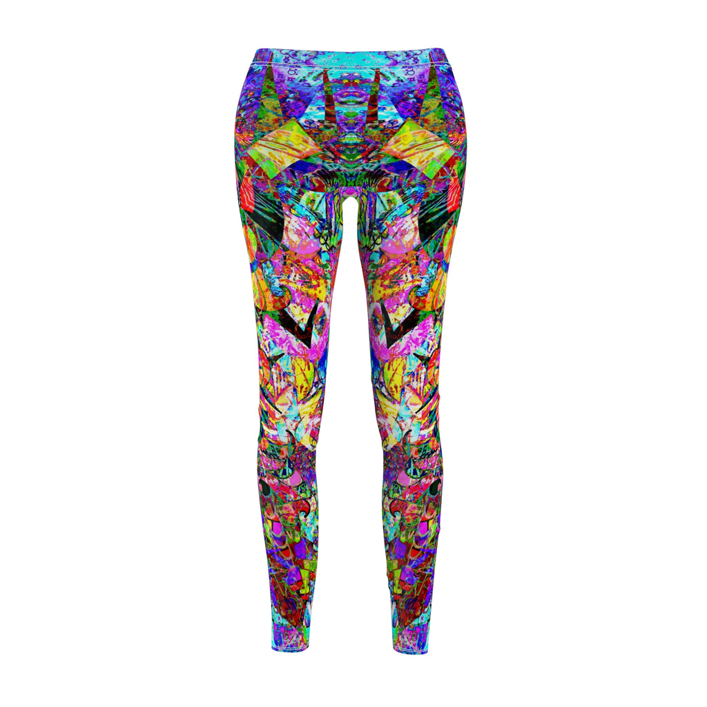 Love Monster Leggings — Colorful Geometric Yoga Tights