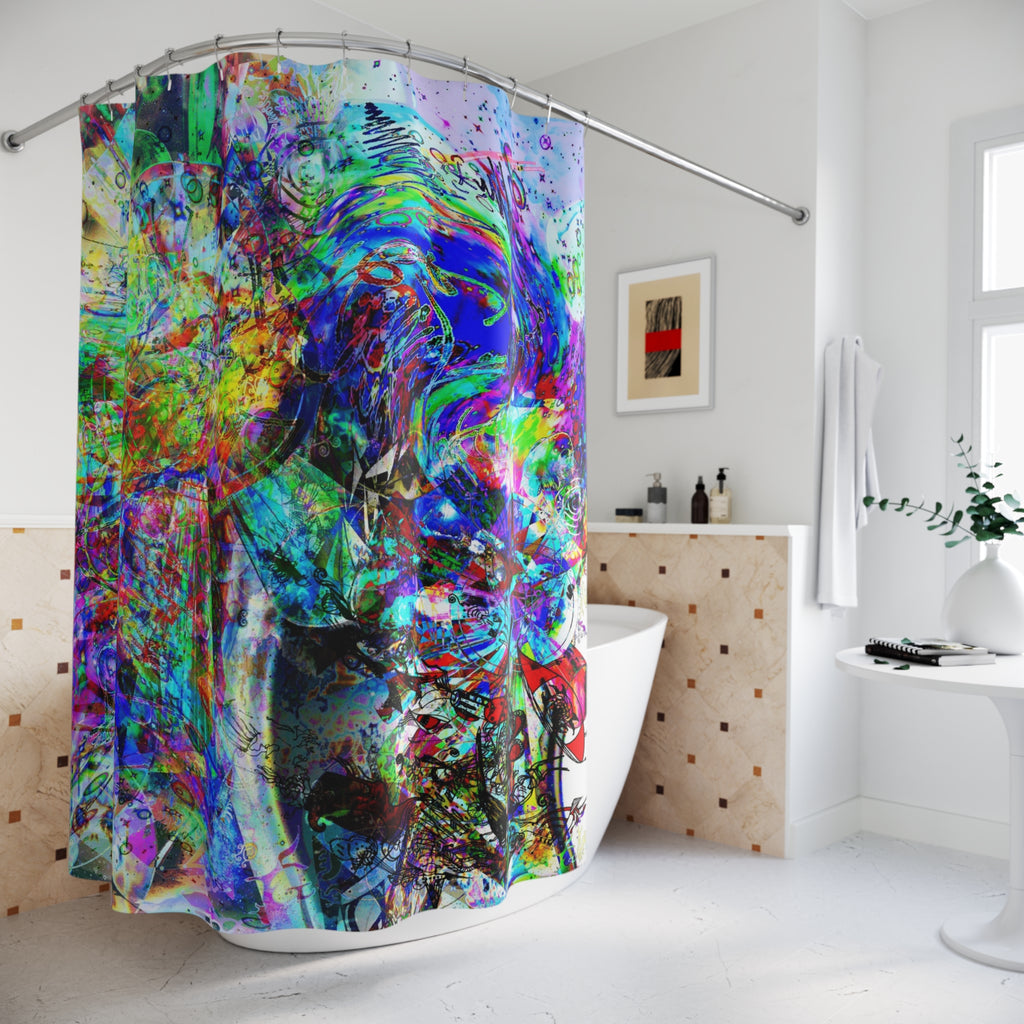Barfing Beautifully Shower Curtain