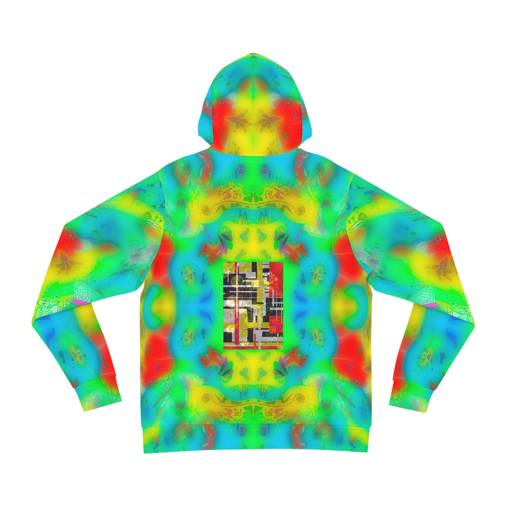 Super Novelty 453 - Psychedelic Tie-Dye Hoodie — Vibrant Abstract Graphic Pullover