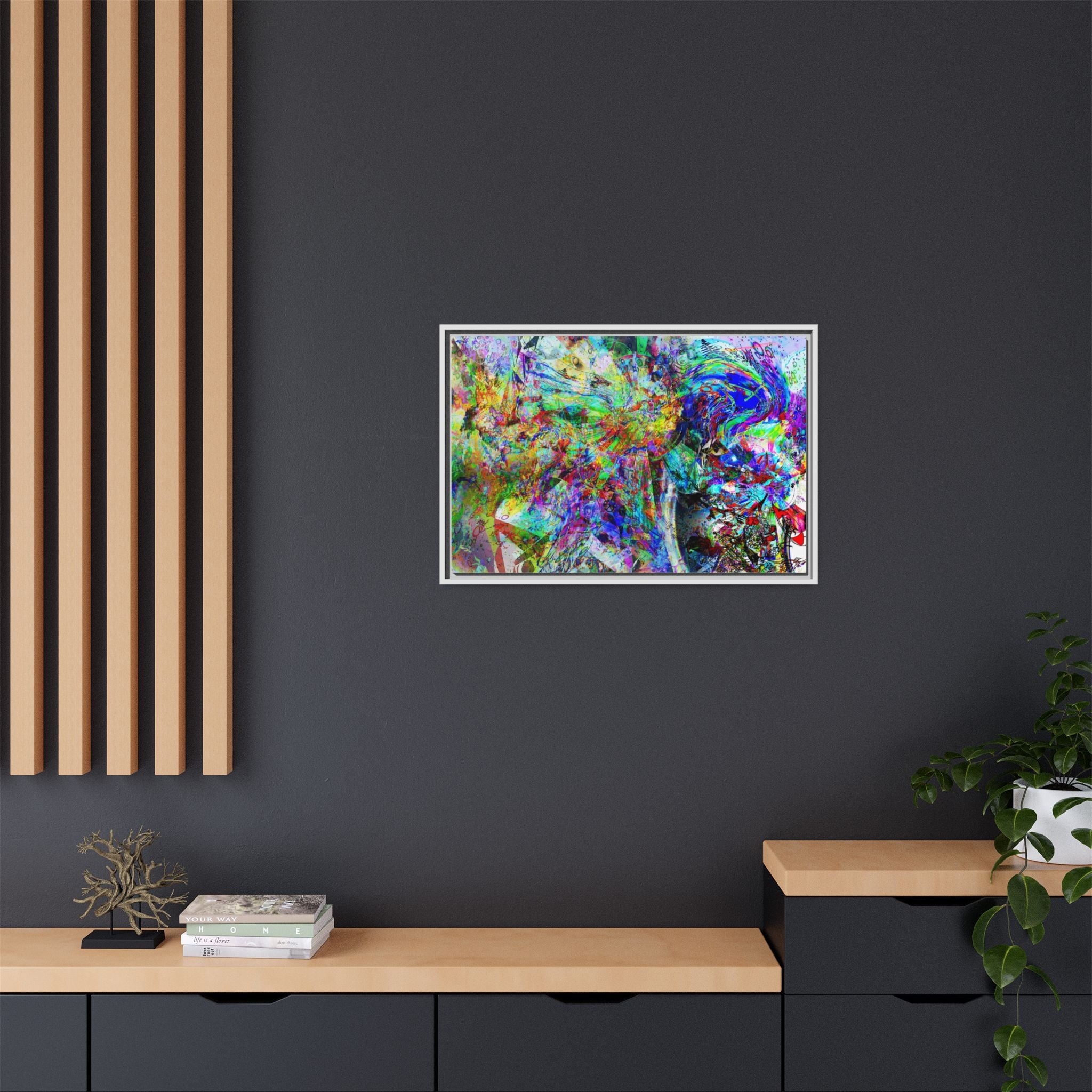 Barfing Beautifully Matte Canvas Print (Framed)