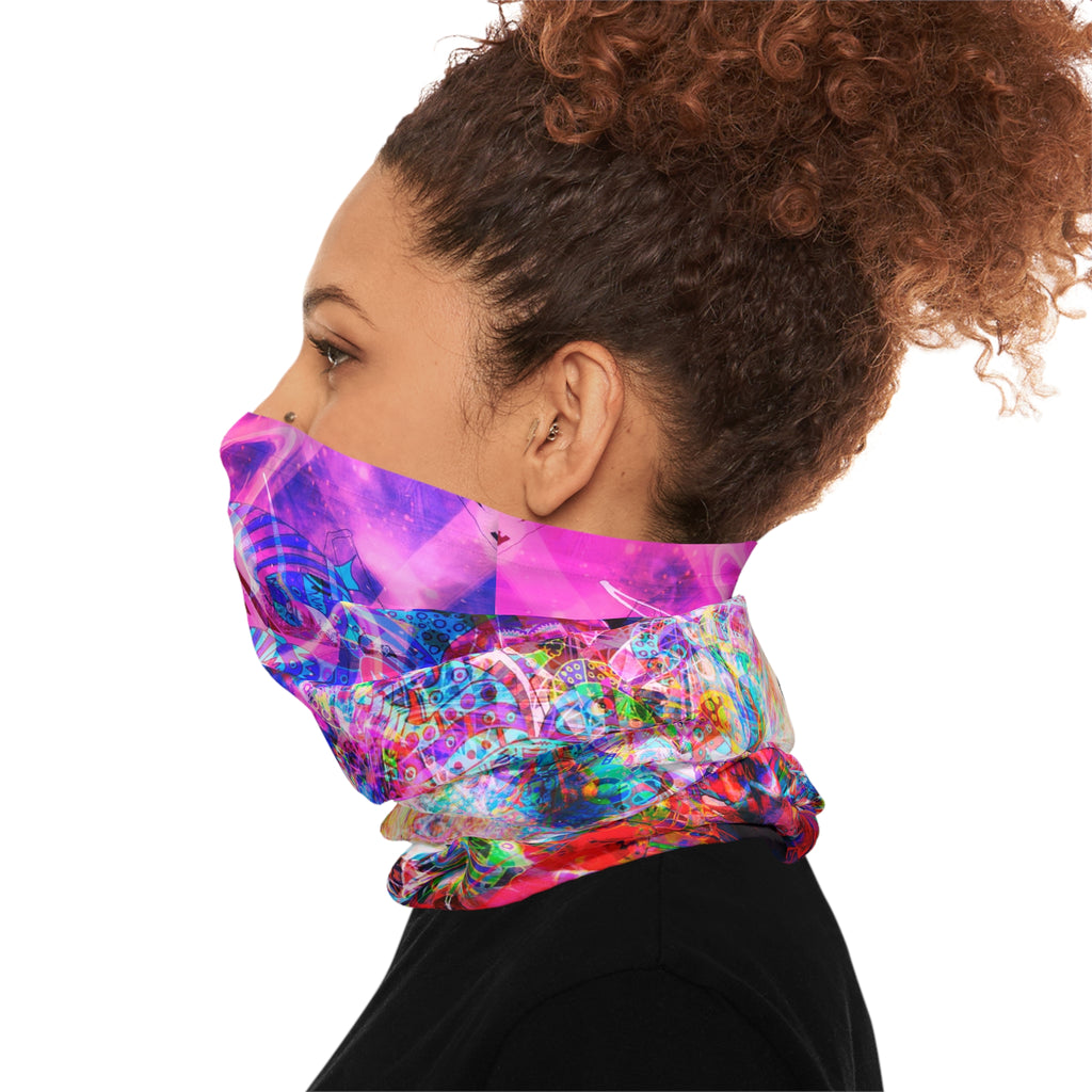 Arashaya Neck Gaiter — Vibrant Abstract Face Covering