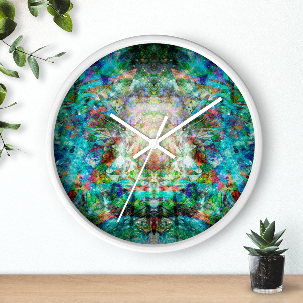 Face Glue Galaxy Hyperdimensional Pin Ball Wall Clock