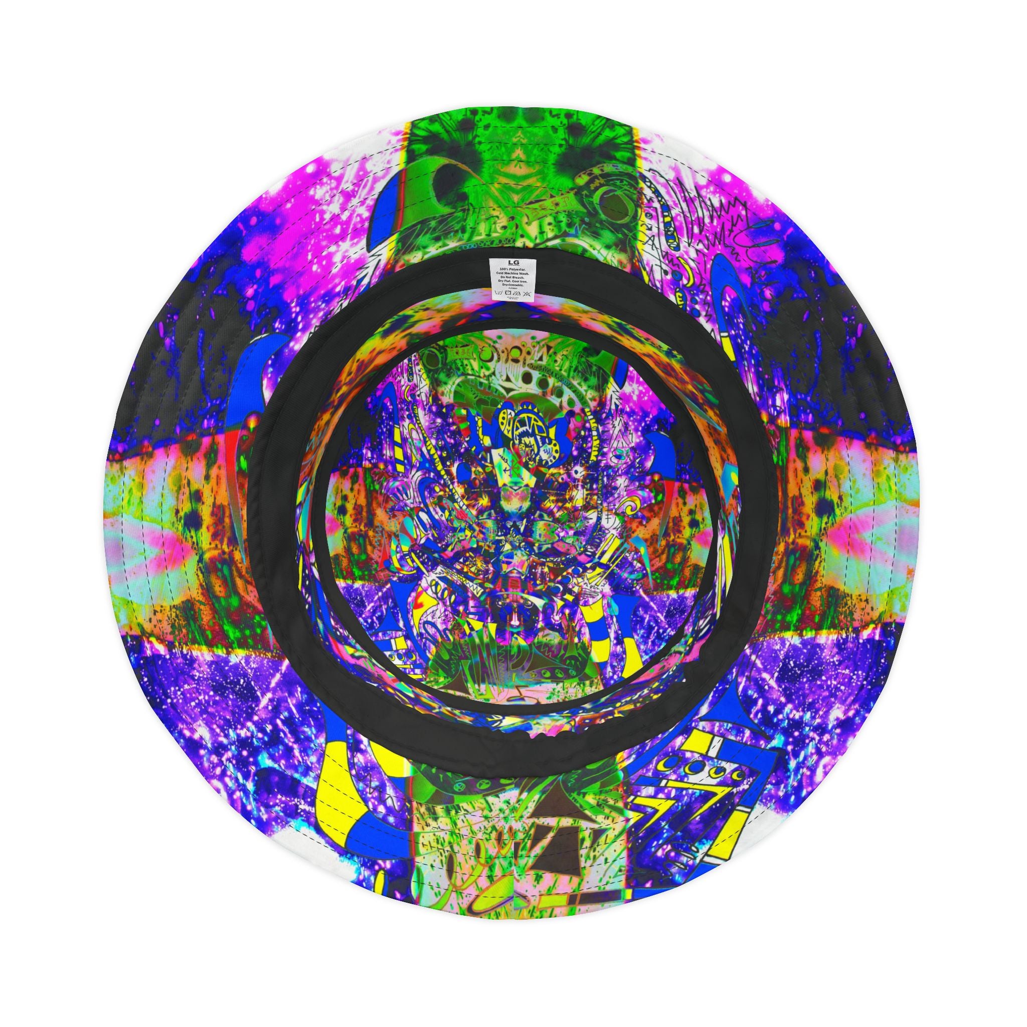 Alien Darkness 9 Bucket Hat — All-Over Print Festival Hat