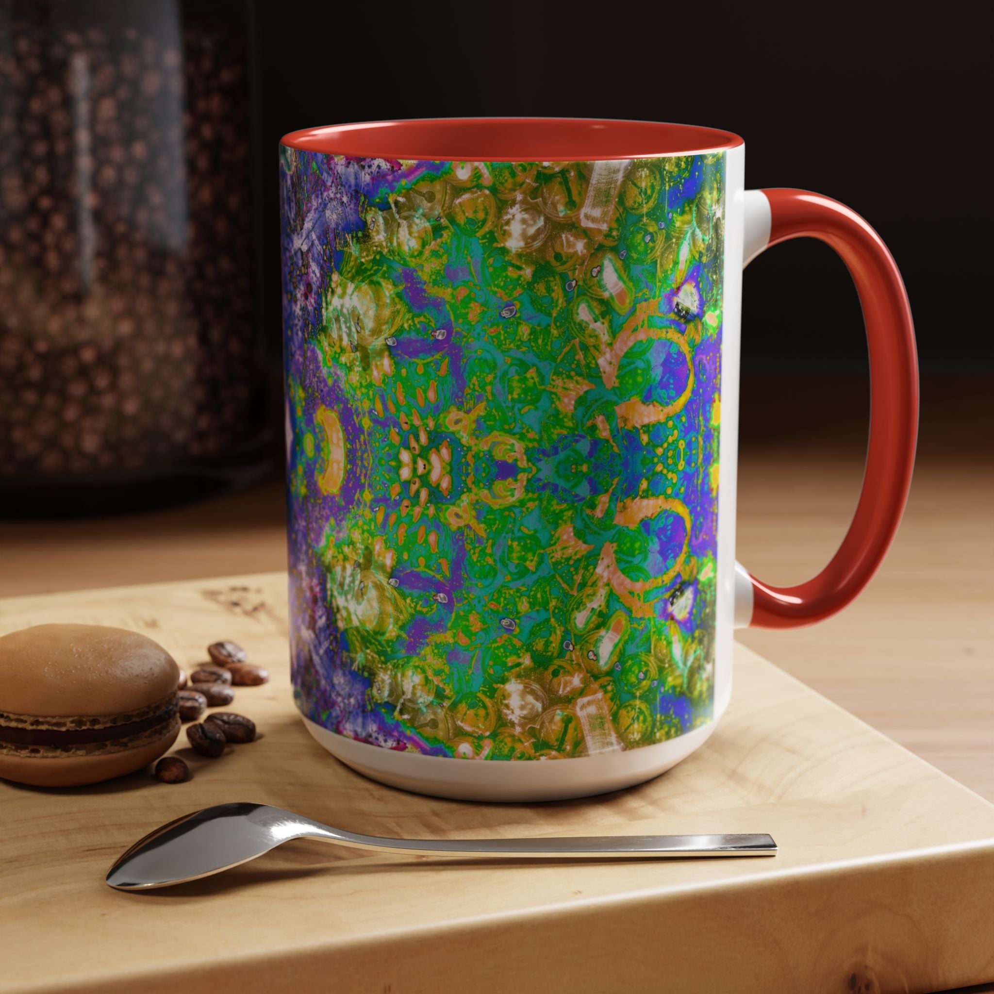 Intergalactic Infinity Coffee Mug — Colorful Psychedelic Art 11/15oz