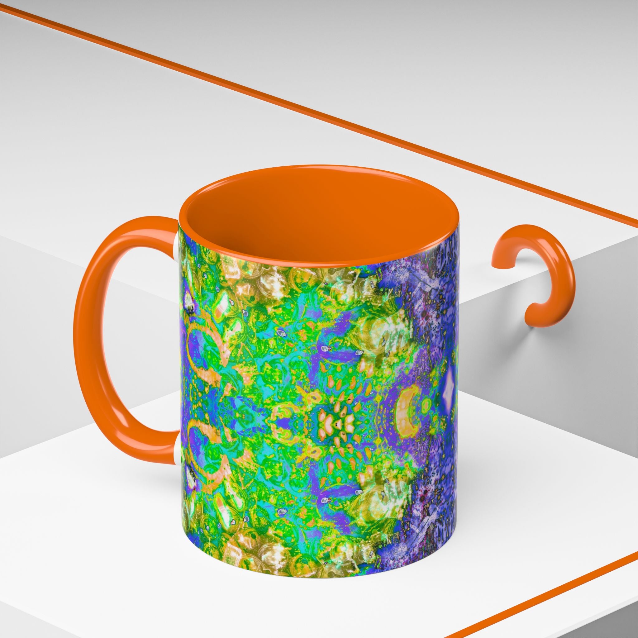 Intergalactic Infinity Coffee Mug — Colorful Psychedelic Art 11/15oz