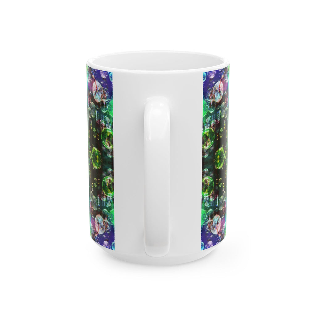 Bubblescope Vision Ceramic Mug – Colorful Abstract 11oz & 15oz
