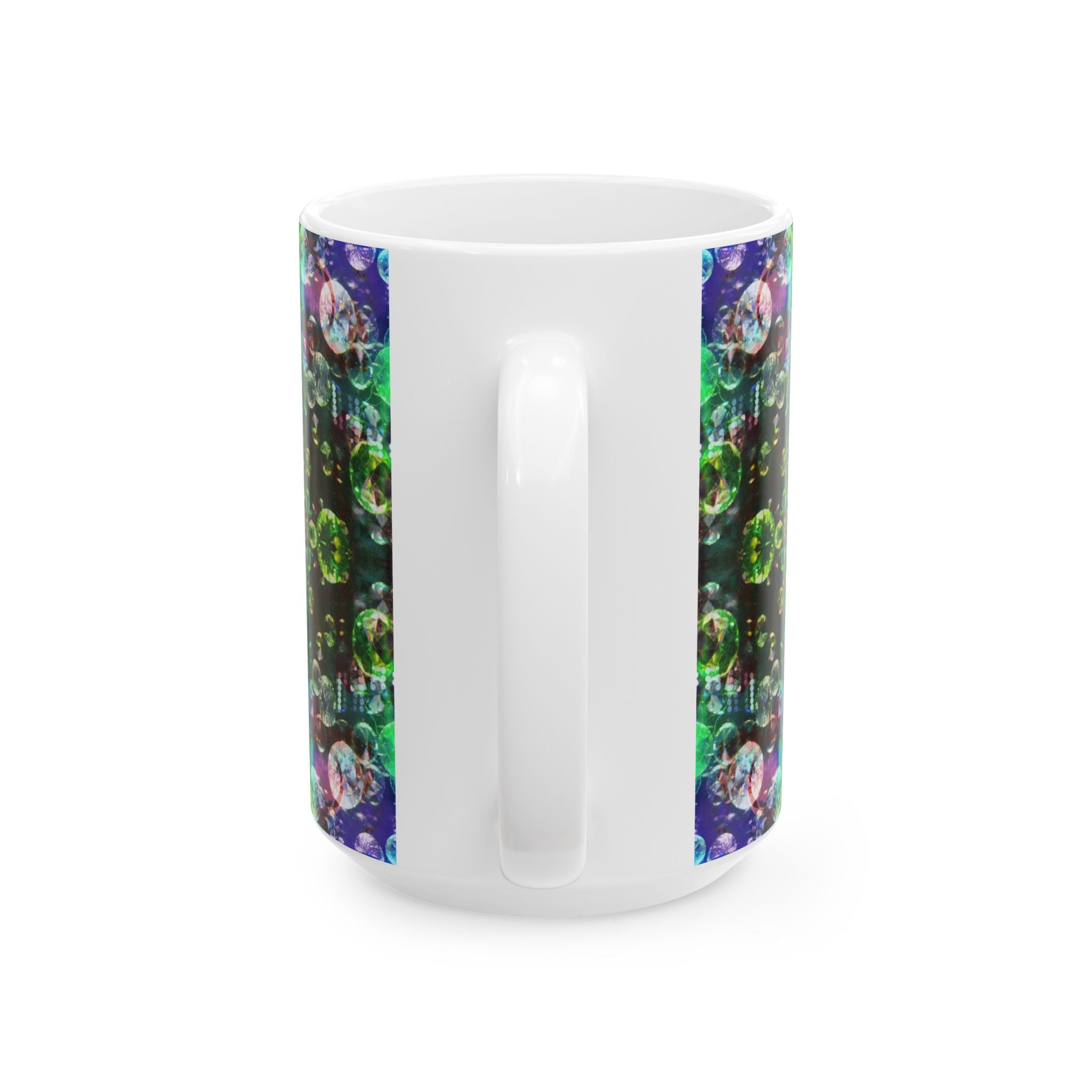 Bubblescope Vision Ceramic Mug – Colorful Abstract 11oz & 15oz