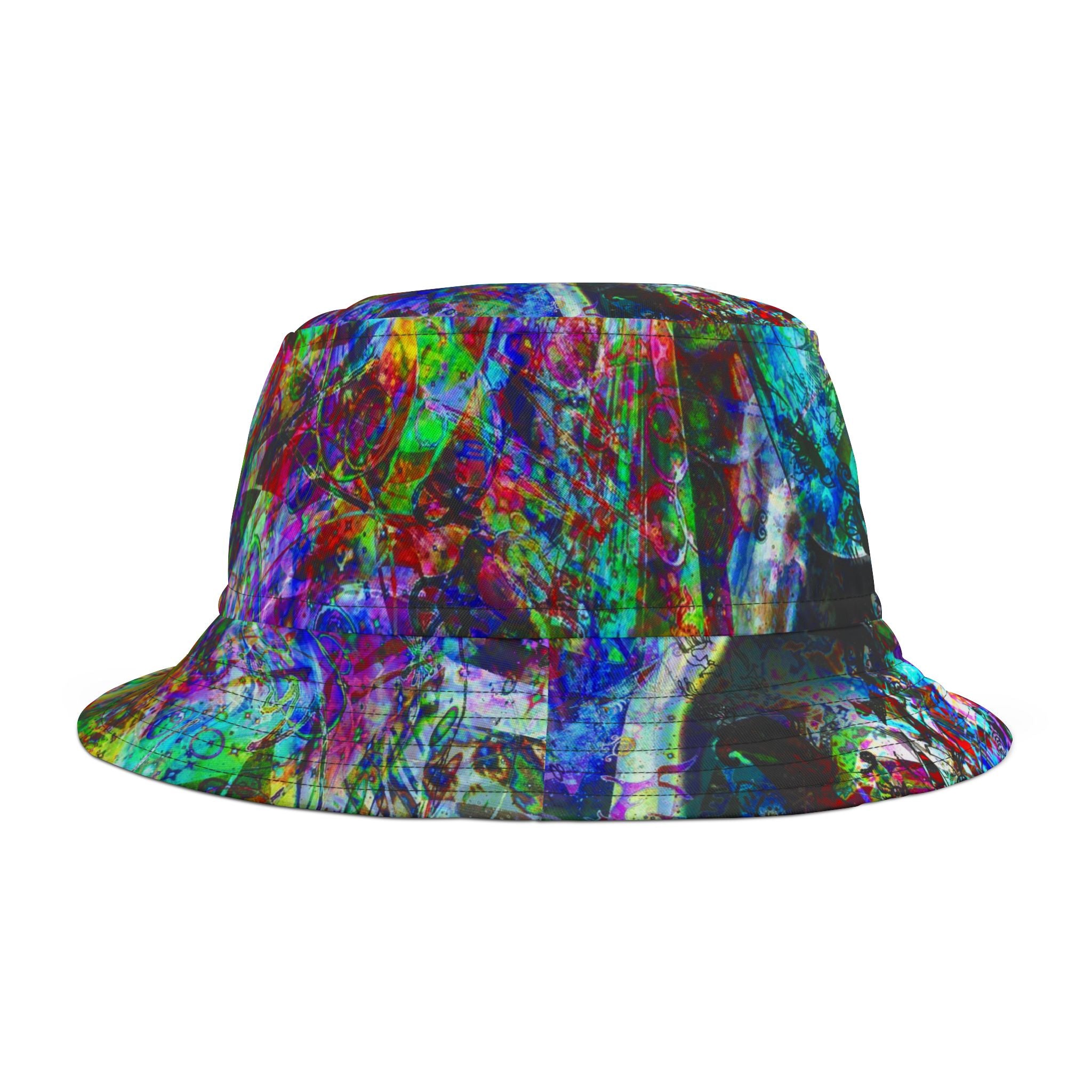 Barfing Beautifully Bucket Hat — Vibrant All-Over-Print Sun Hat