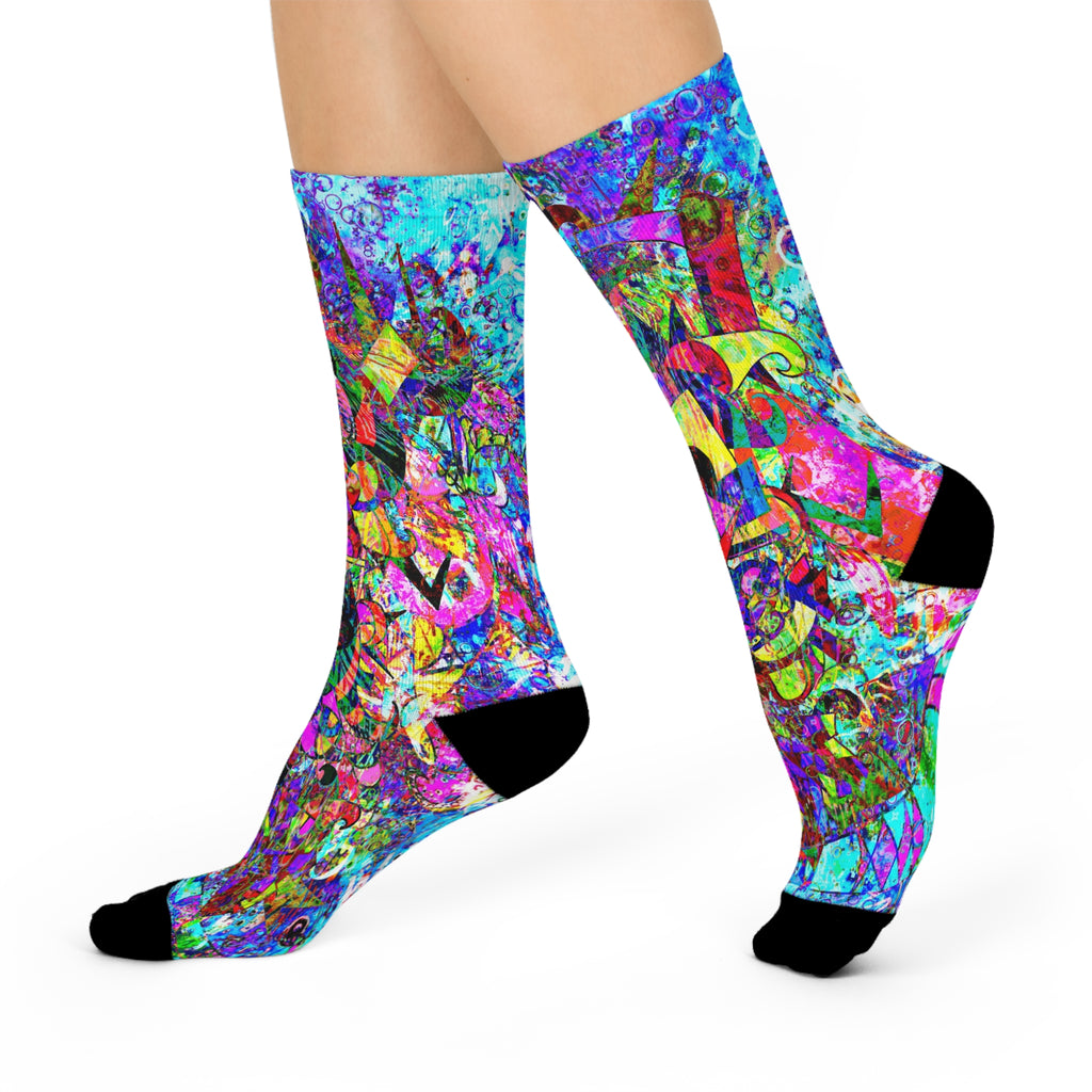 Love Monster Cushioned Crew Socks