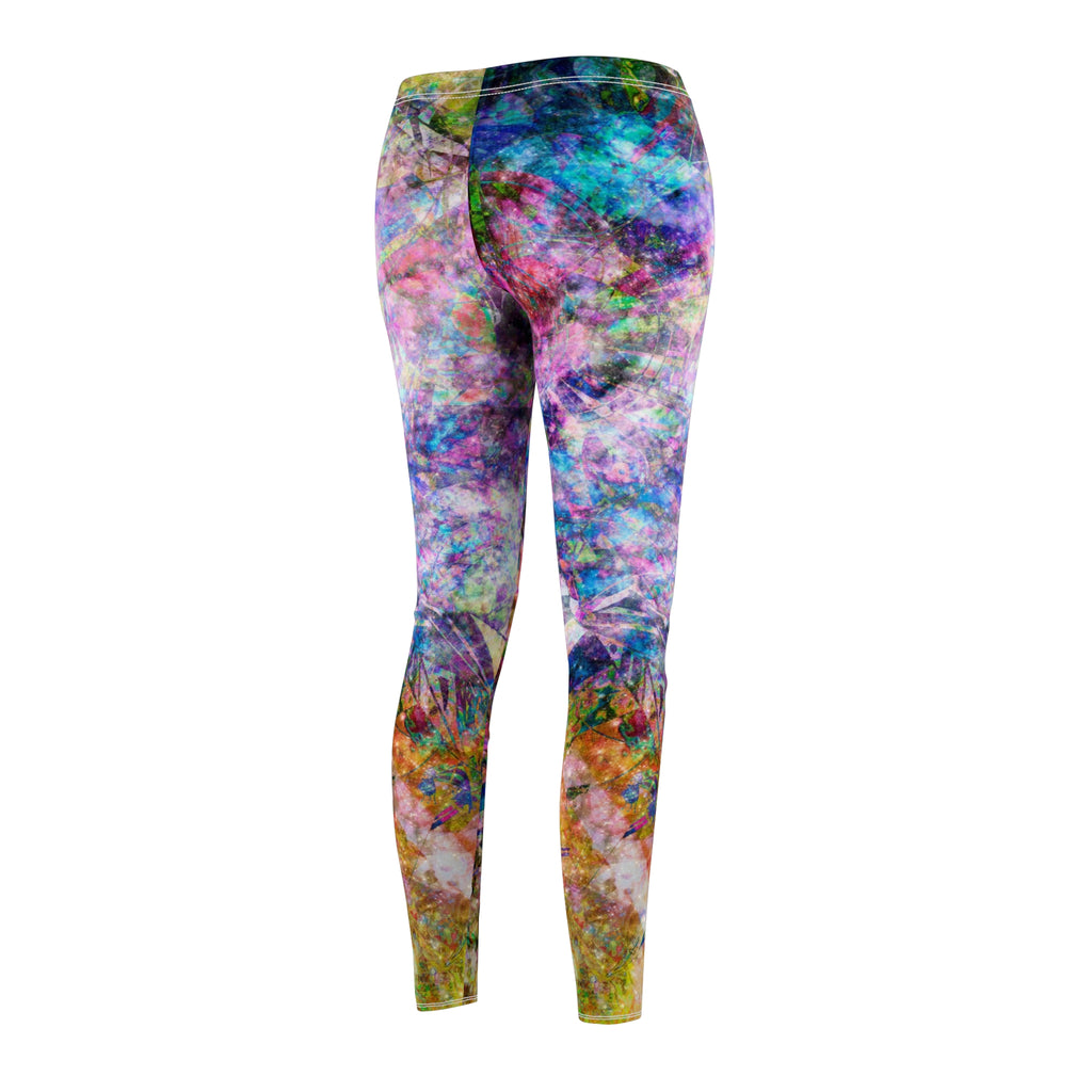 Space Shower 2 Women's Cut & Sew Casual Leggings