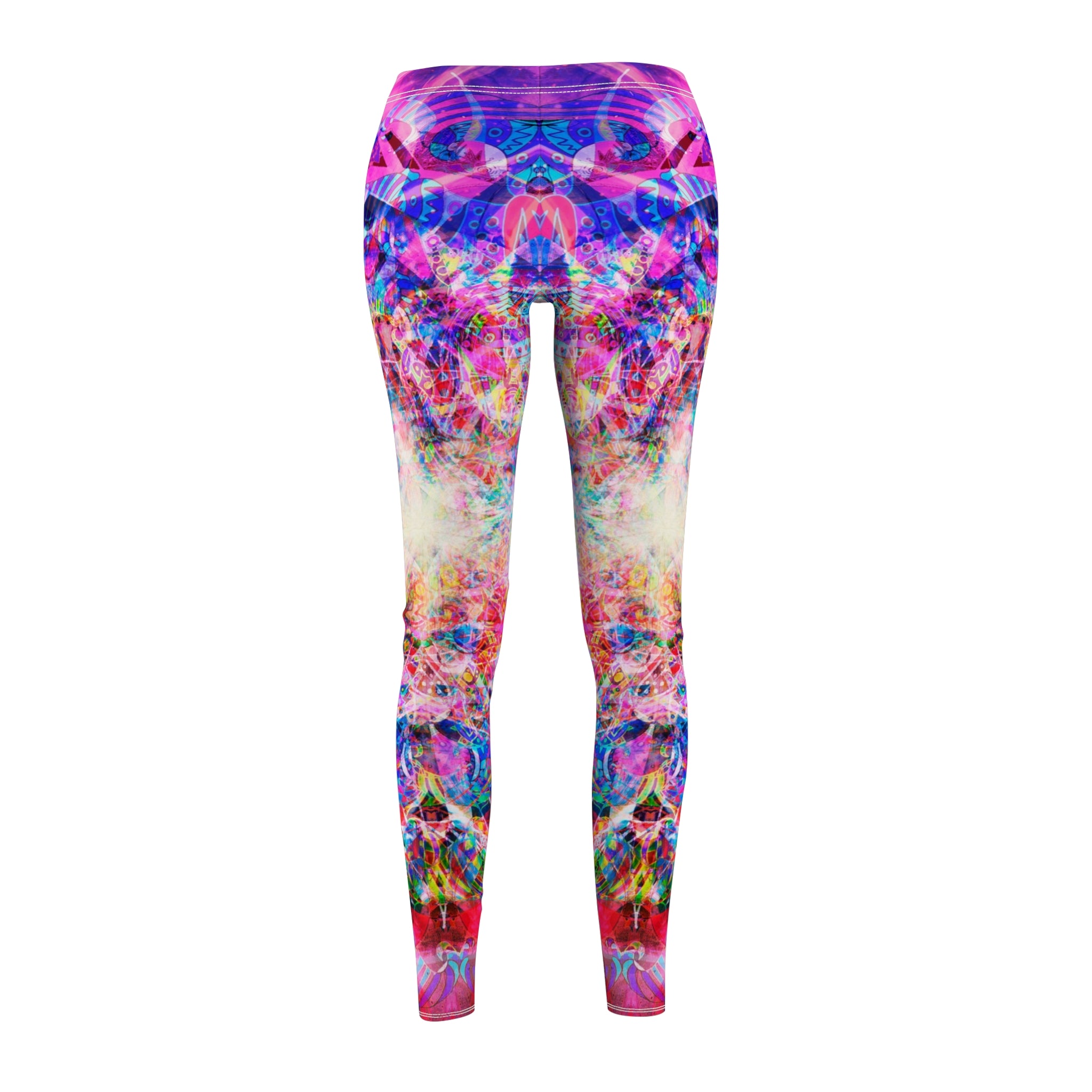 Arashaya - Psychedelic Tie-Dye Women’s Leggings — Vibrant All-Over Print Yoga & Casual Wear
