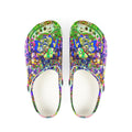 Alien Darkness 9 - Colorful Abstract EVA Foam Clogs — Vibrant Slip-On Shoes