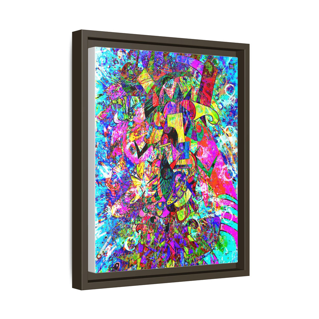 Love Monster Matte Canvas, Framed (Multi-color)