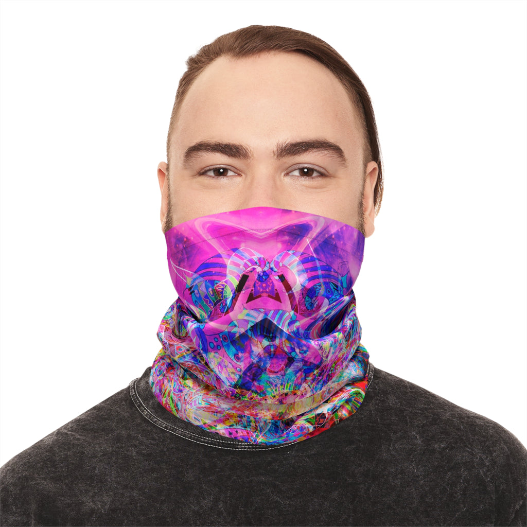 Arashaya Neck Gaiter — Vibrant Abstract Face Covering