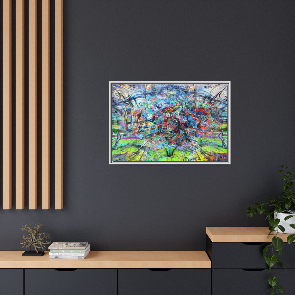 Now You're Stuck 44 Canvas Print — Framed Matte Wall Art
