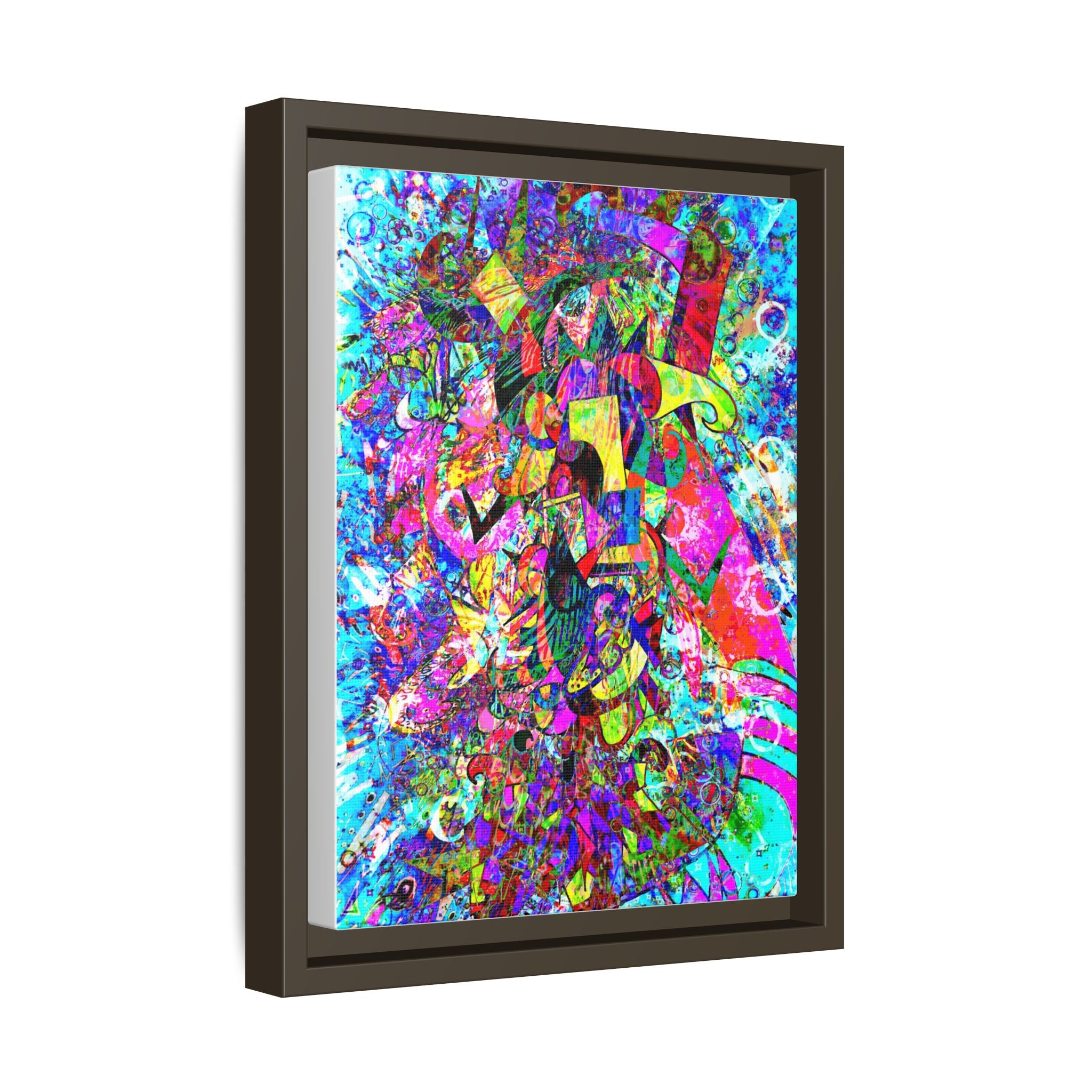 Love Monster Matte Canvas, Framed (Multi-color)