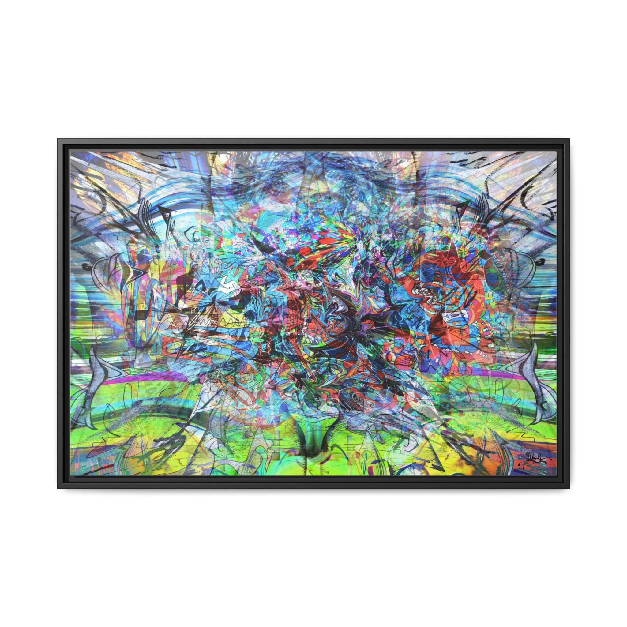 Now You're Stuck 44 Canvas Print — Framed Matte Wall Art