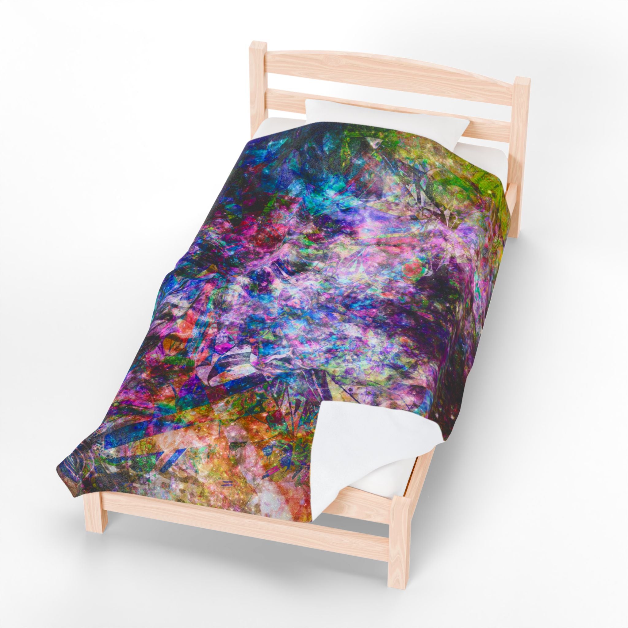 Space Shower 2 Plush Blanket