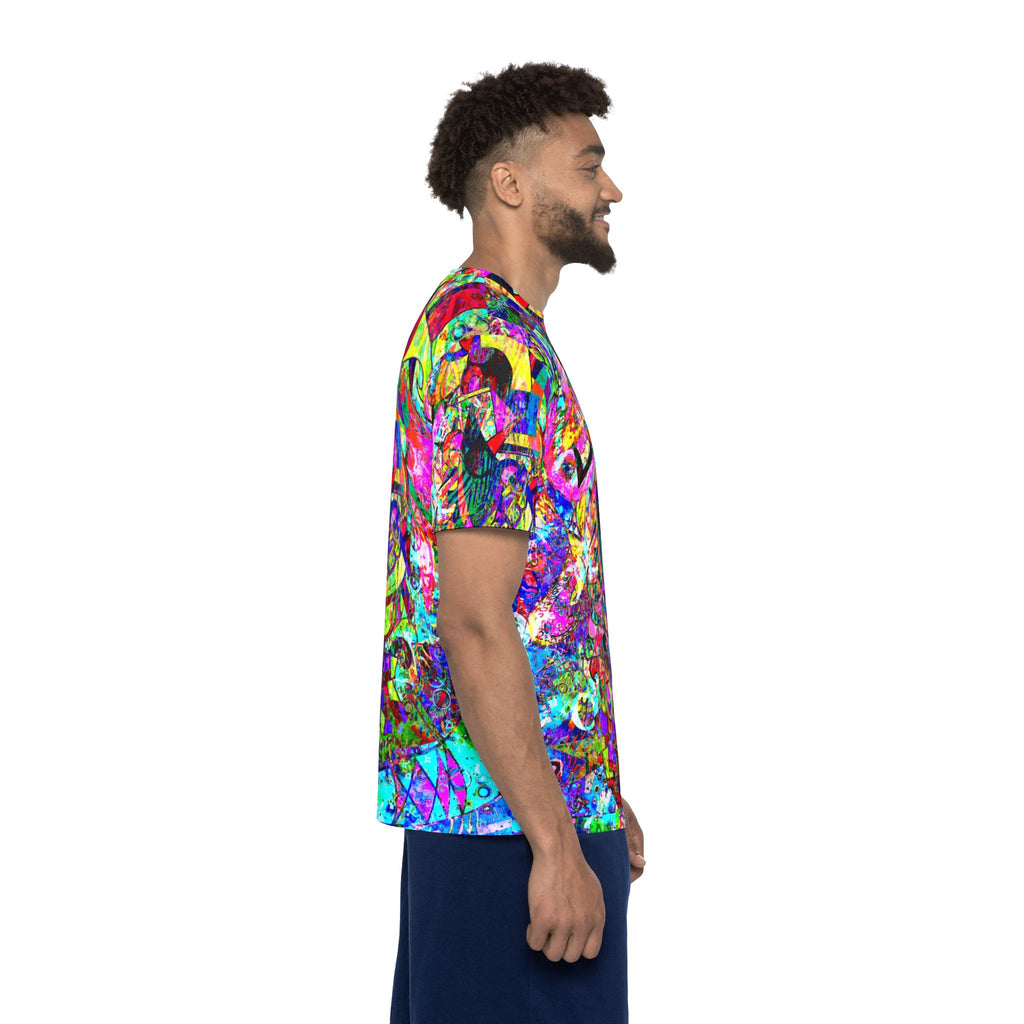 Love Monster - Psychedelic Abstract All-Over Print Men's Sports Jersey