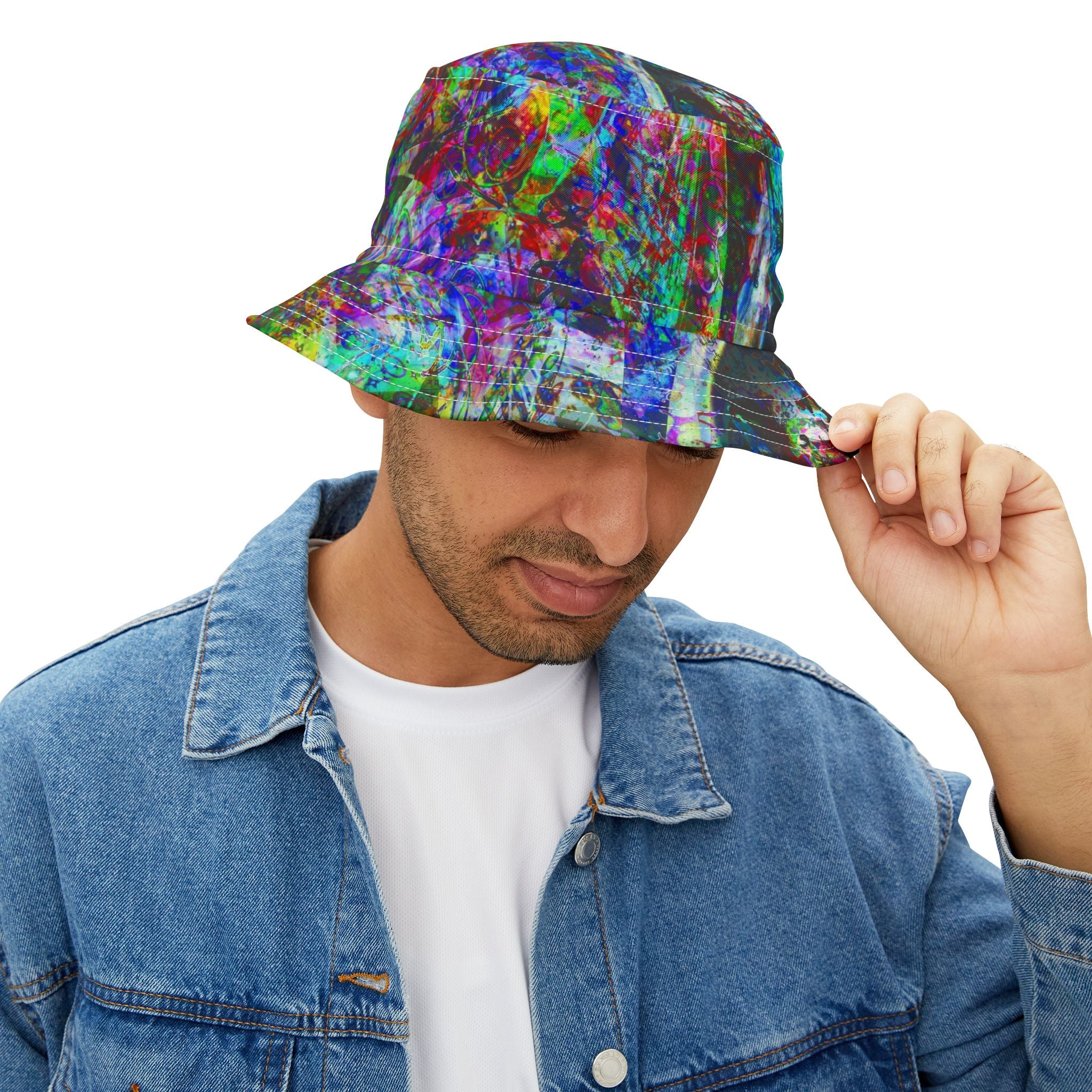 Barfing Beautifully Bucket Hat — Vibrant All-Over-Print Sun Hat