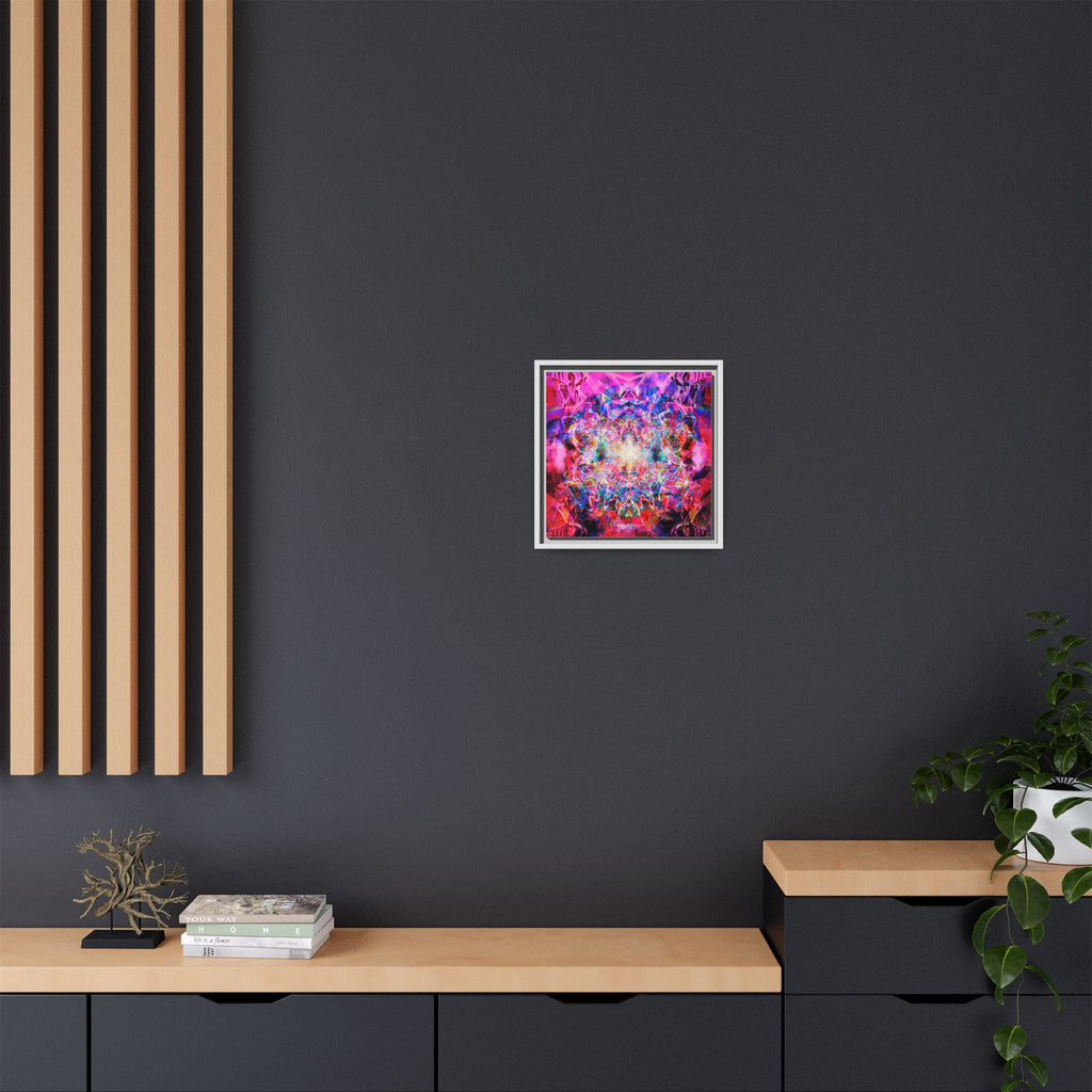 Arashaya Framed Canvas — Vibrant Psychedelic Wall Art