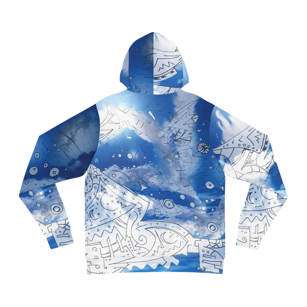White Heaven White Clouds Hoodie — All-Over Print Fashion Hoodie