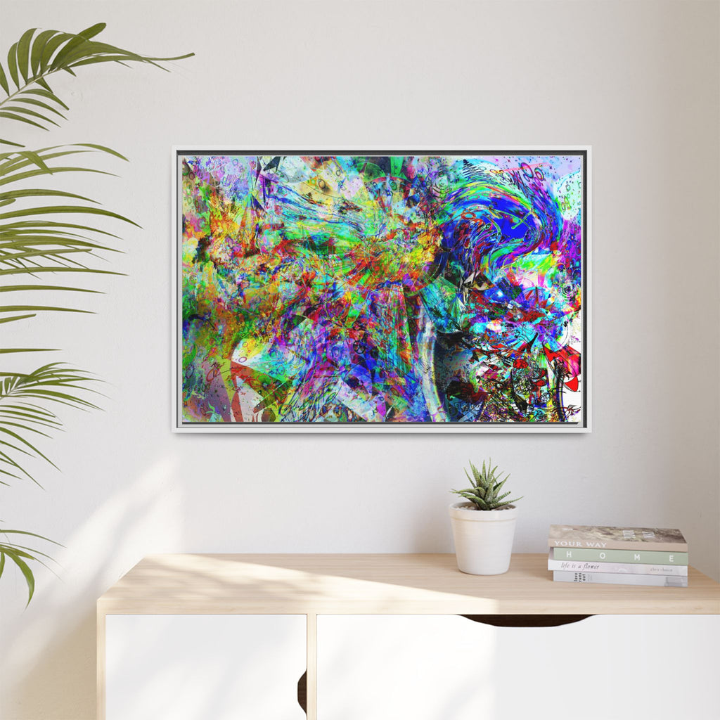 Barfing Beautifully Matte Canvas Print (Framed)