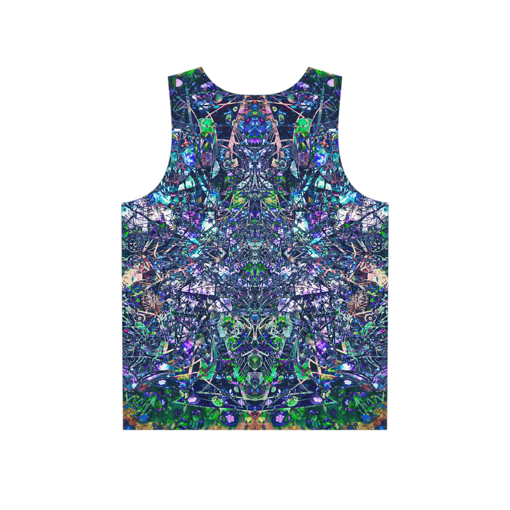 KAWABONGA - Psychedelic Men's Tank — All-Over Print Festival Top