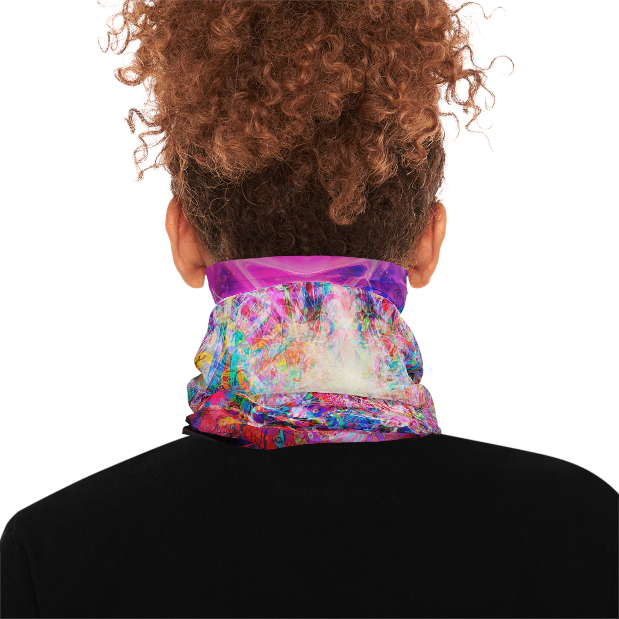 Arashaya Neck Gaiter — Vibrant Abstract Face Covering