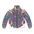 Neon Waffle Monster 12 Men's Puffer Jacket