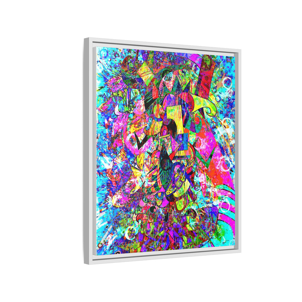 Love Monster Matte Canvas, Framed (Multi-color)