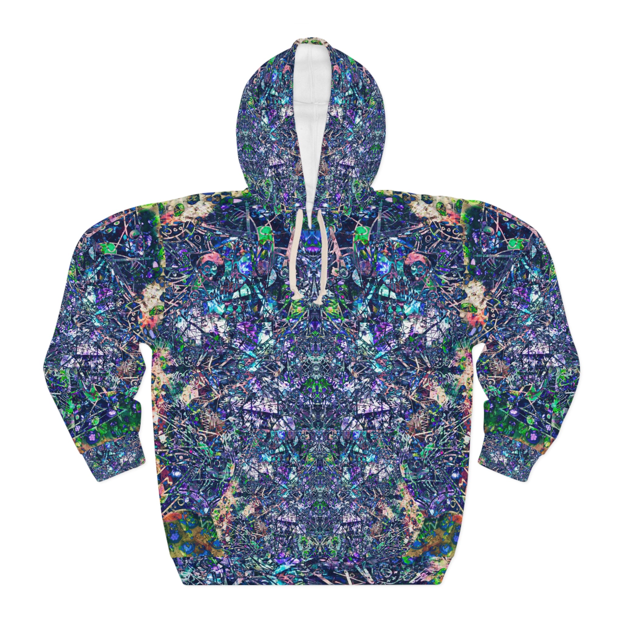 KAWABONGA Hoodie — Abstract Symmetrical All-Over Print