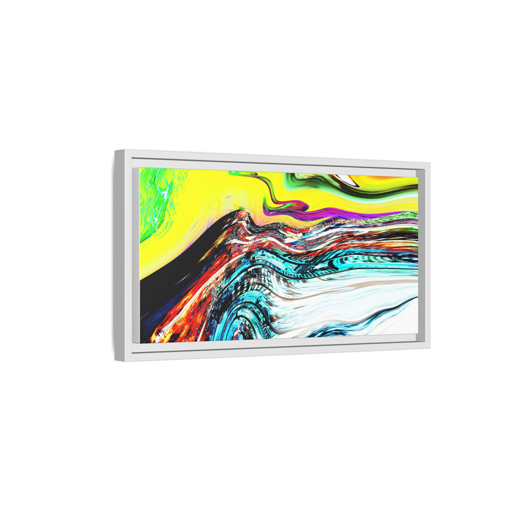 Slip And Slide Matte Canvas Framed Wall Art