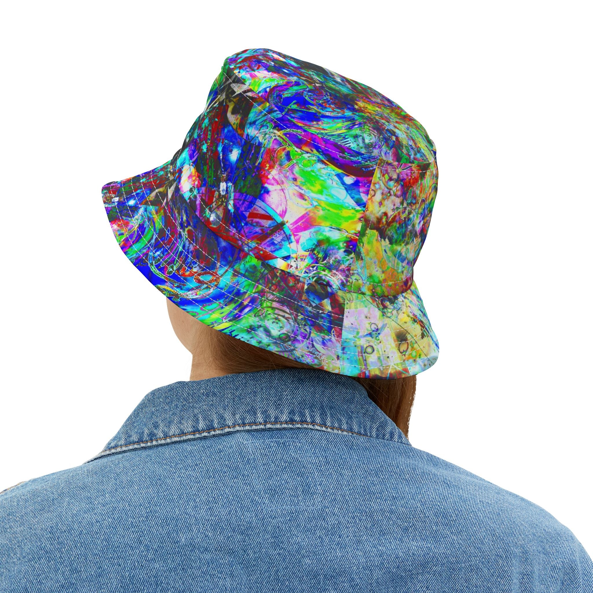 Barfing Beautifully Bucket Hat — Vibrant All-Over-Print Sun Hat